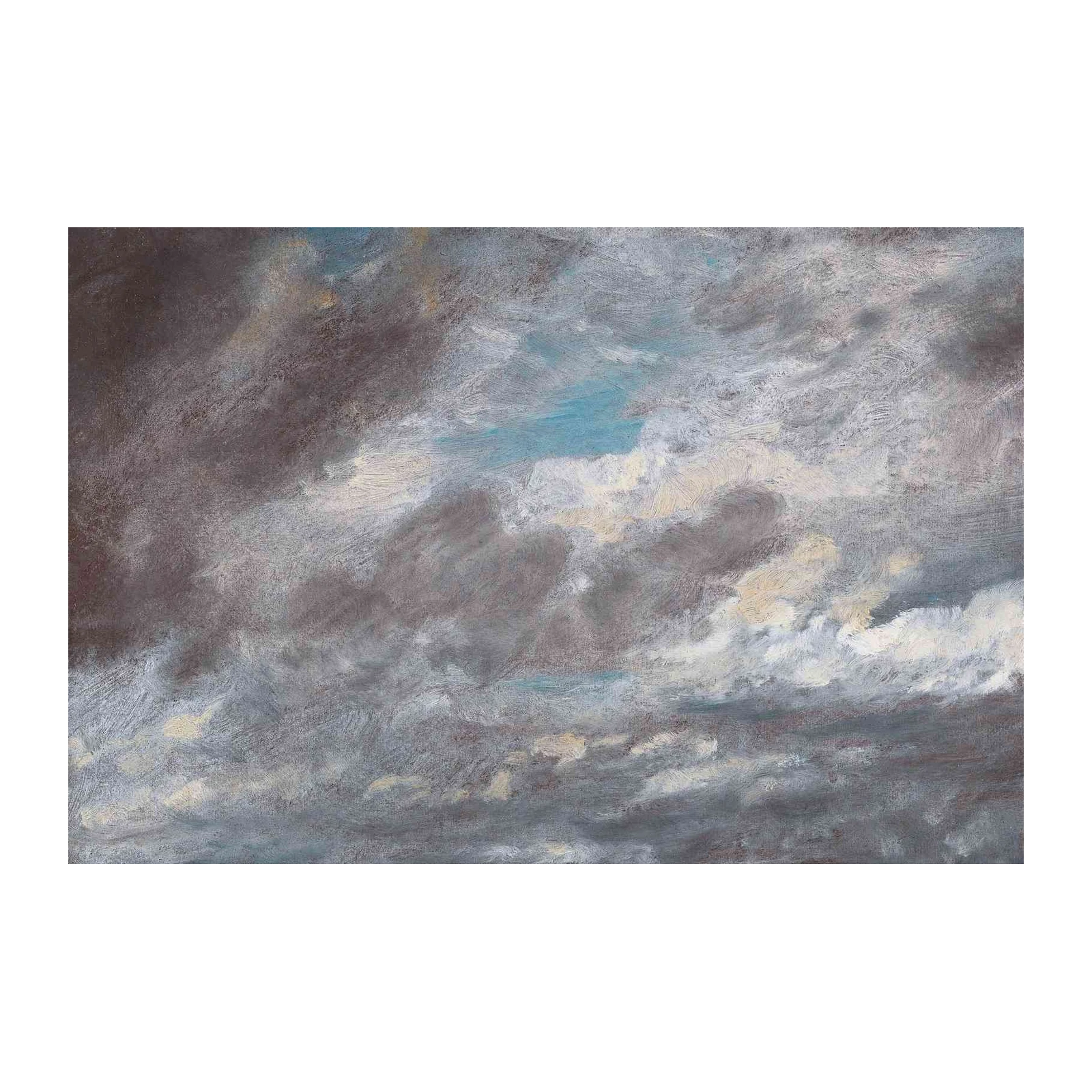 Dramatic Stormy Sky Textured Wall Art