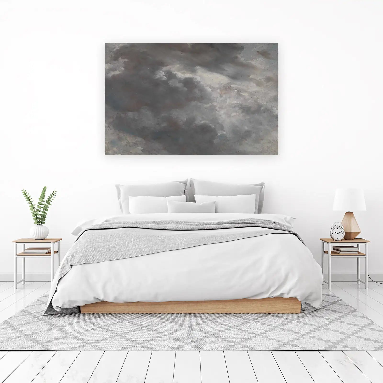 Dramatic Sky Clouds Abstract Landscape Wall Art