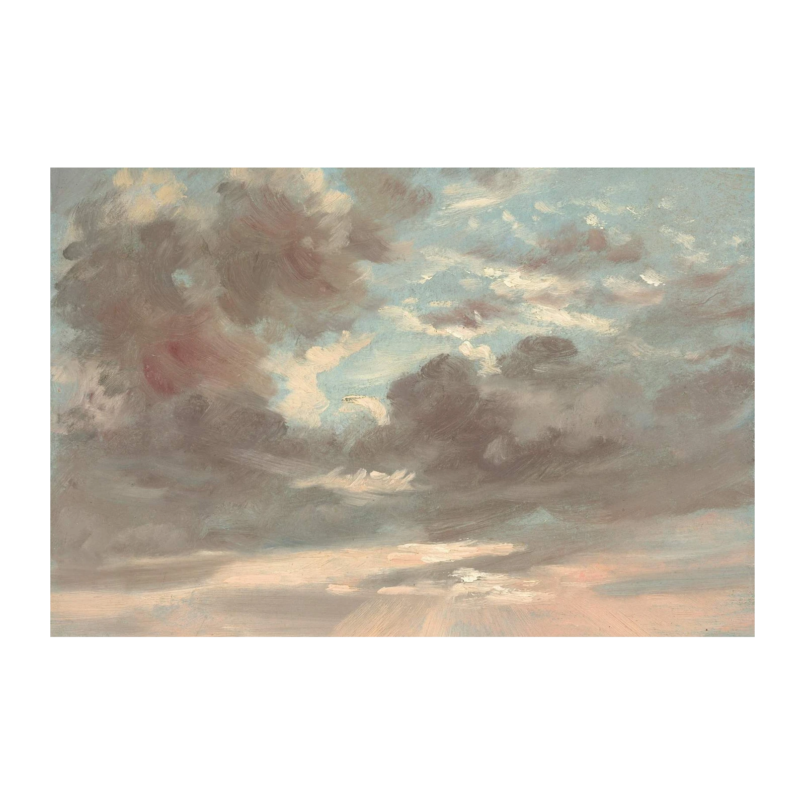 Dramatic Sky Clouds Landscape Wall Art