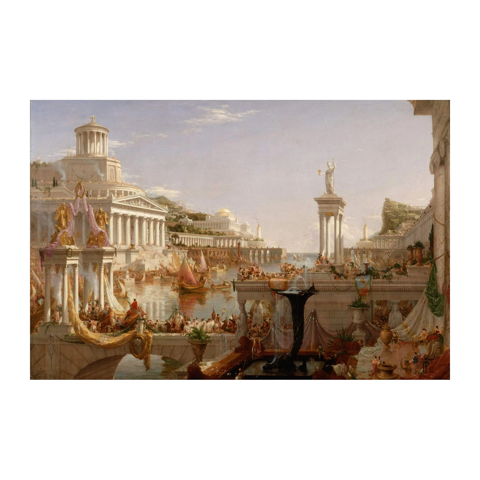 Grand Classical Cityscape Wall Art