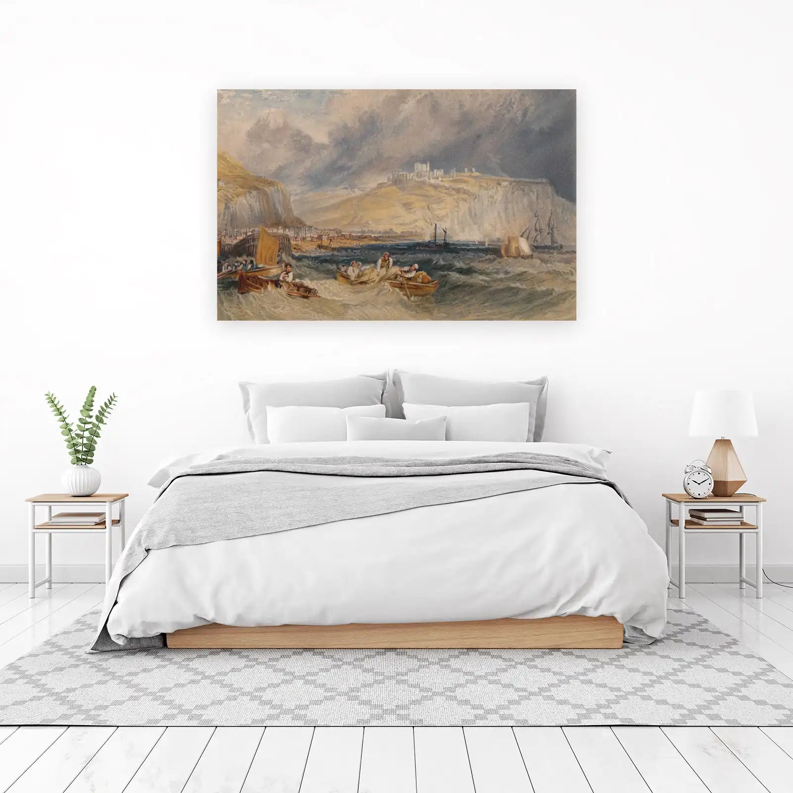 Coastal Seascape & Castle Wall Art