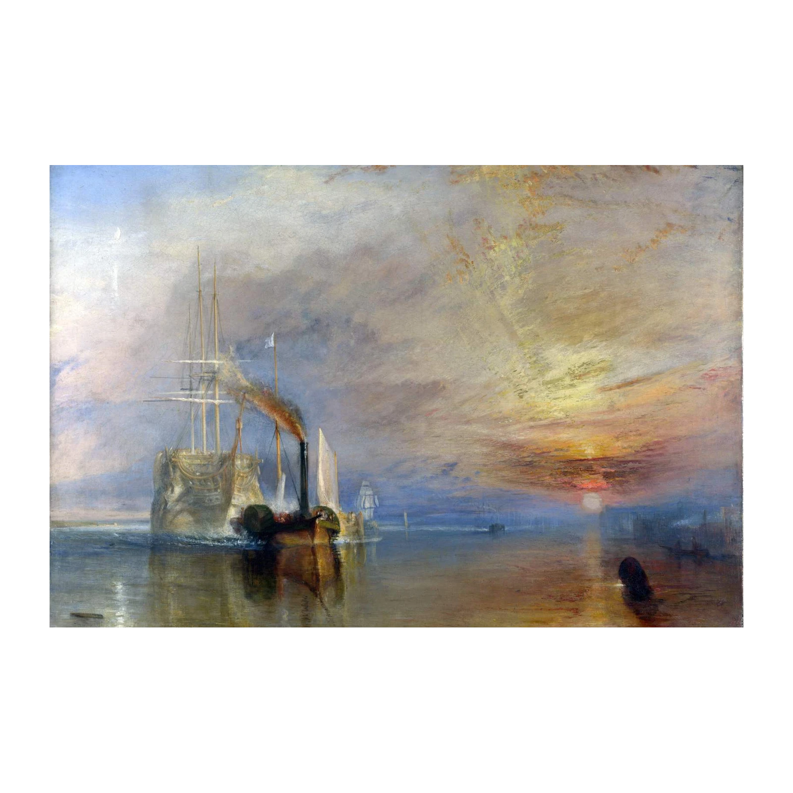 Turner's The Fighting Temeraire Ship Wall Art
