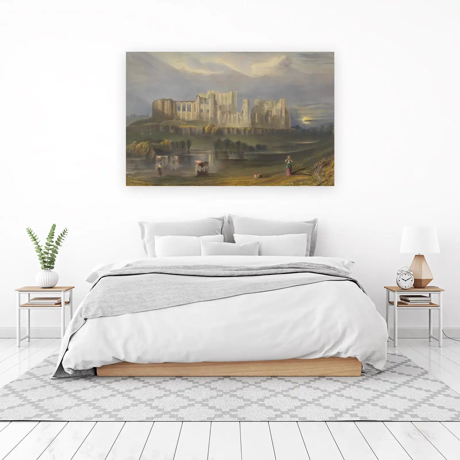 Historic Castle Ruin Landscape Wall Art
