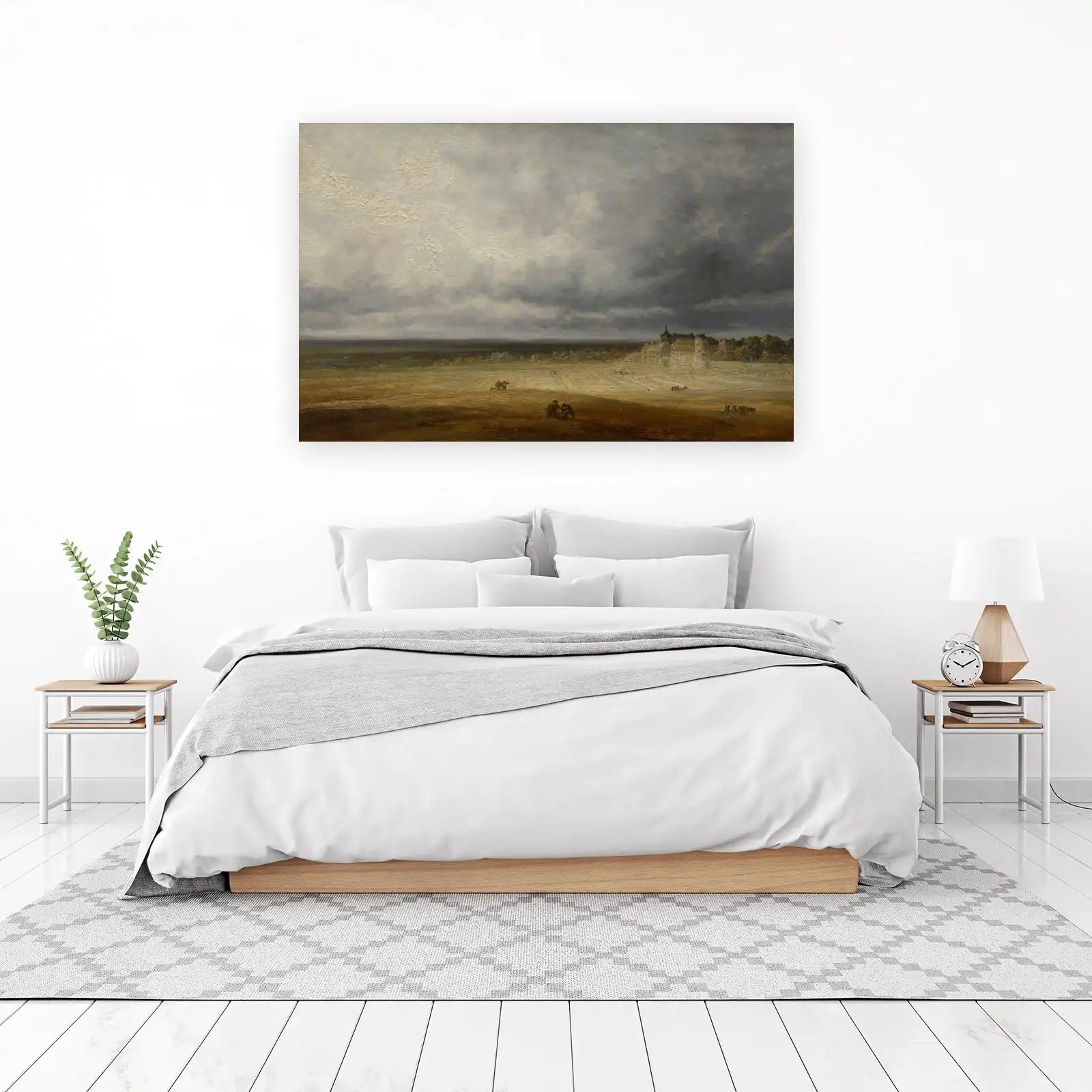 Dramatic Landscape with Chateau Wall Art