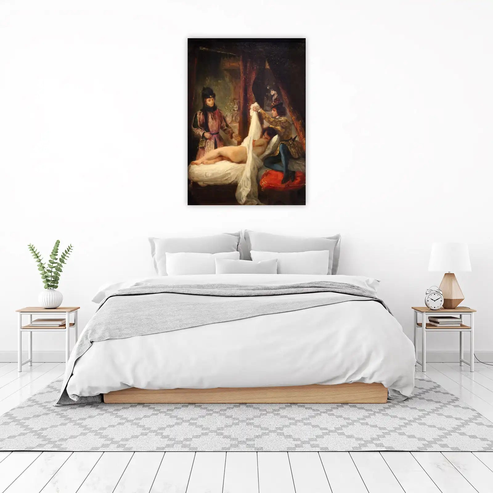 Victorian Bedroom Scene Wall Art