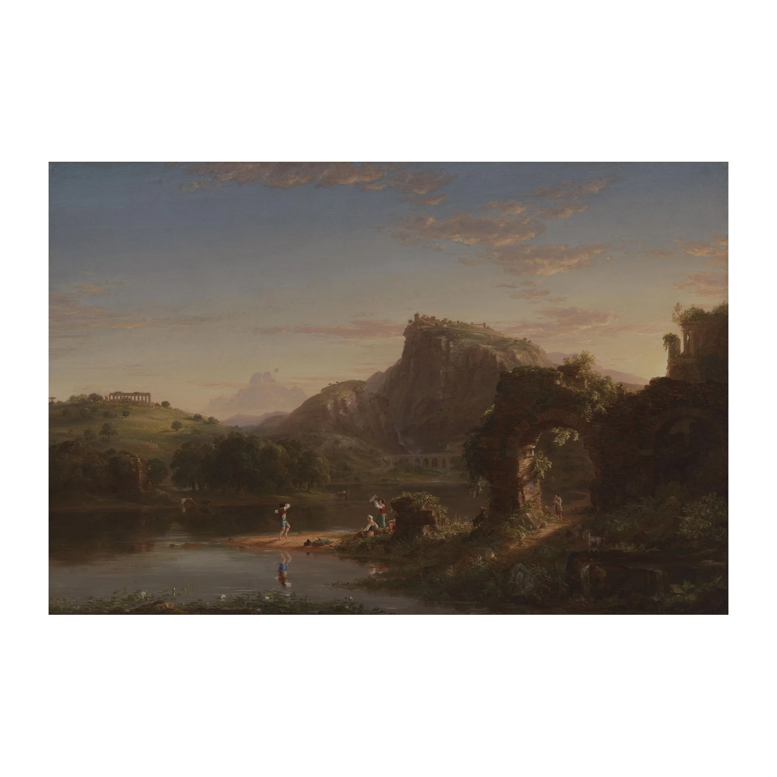 Tranquil Italian Landscape Wall Art