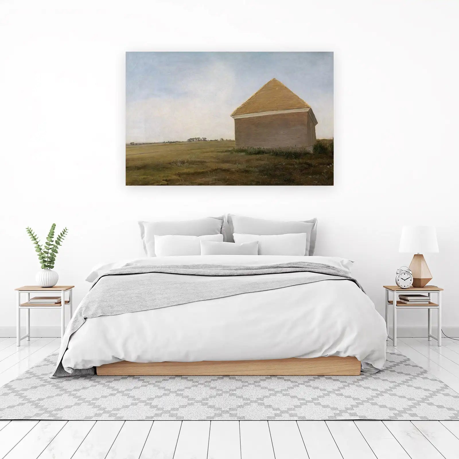 Rustic Farmhouse Landscape Wall Art