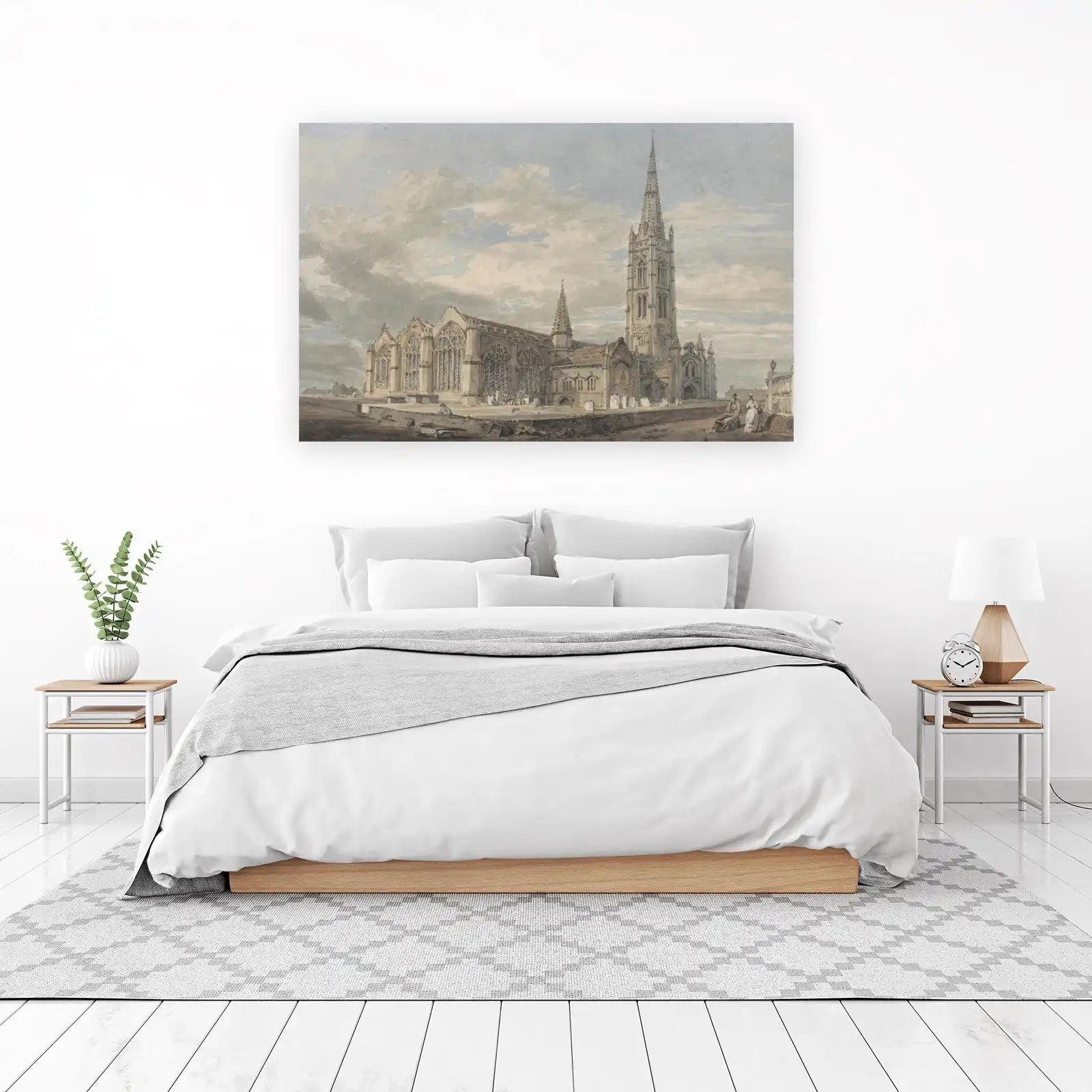 Gothic Cathedral Architecture Wall Art