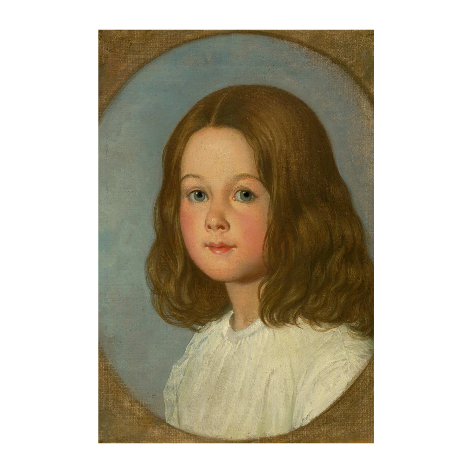 Vintage Portrait of a Child Wall Art