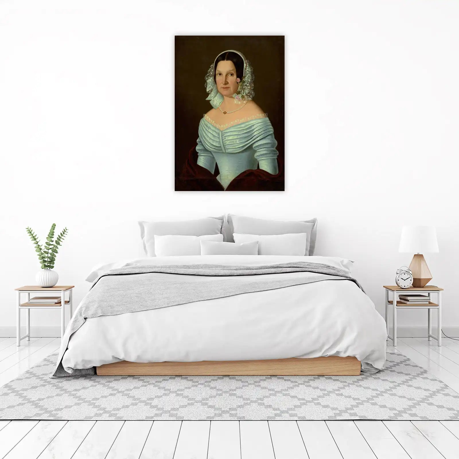 Elegant Lady Portrait Wall Art Wall Art