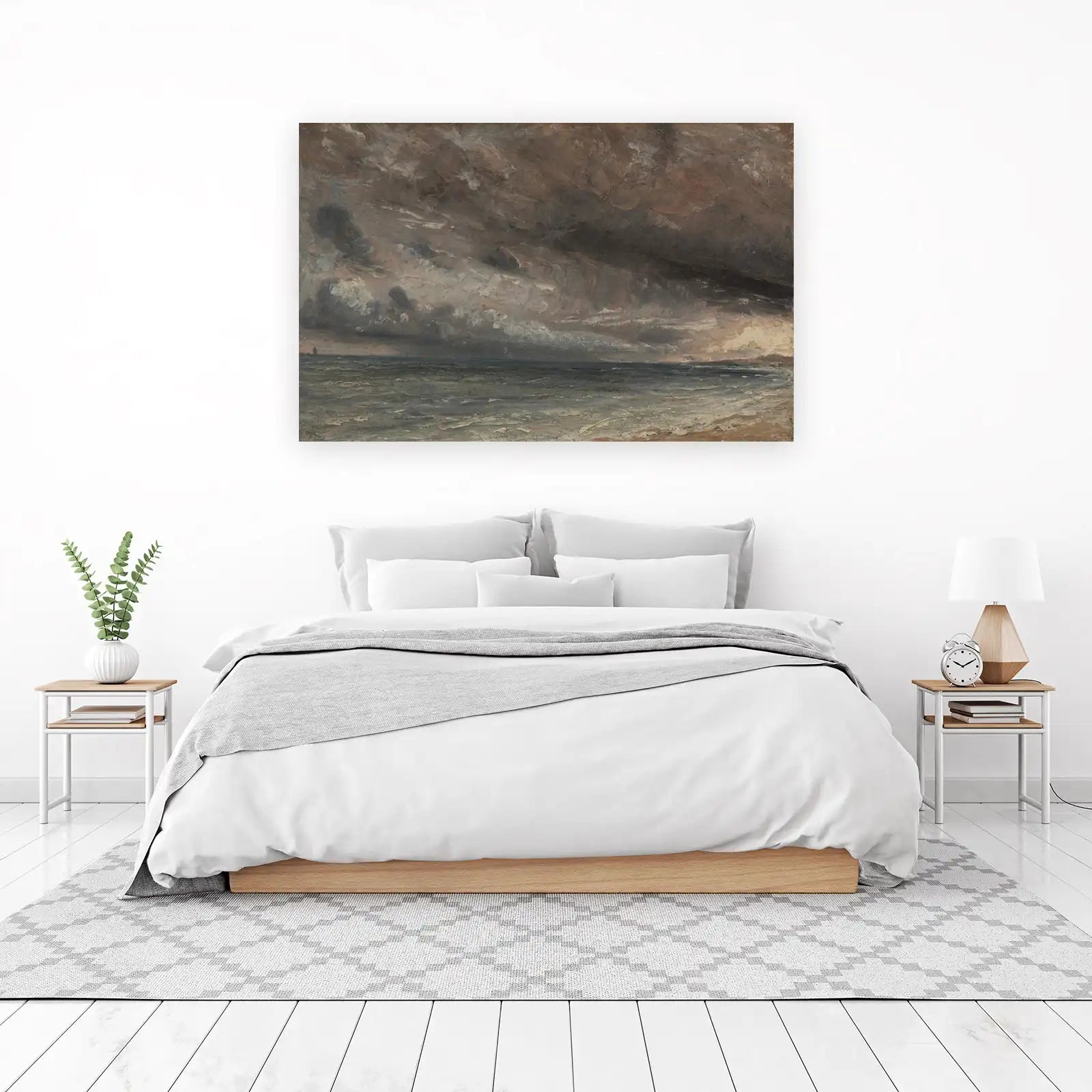 Dramatic Seascape Stormy Skies Wall Art