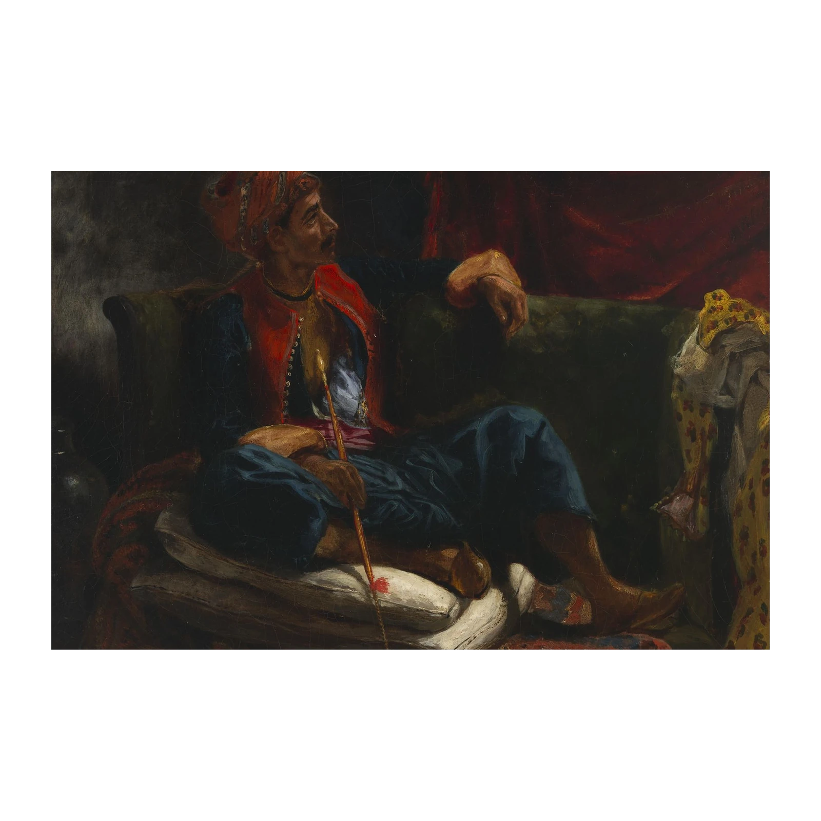 Oriental Pasha Relaxing Hookah Wall Art