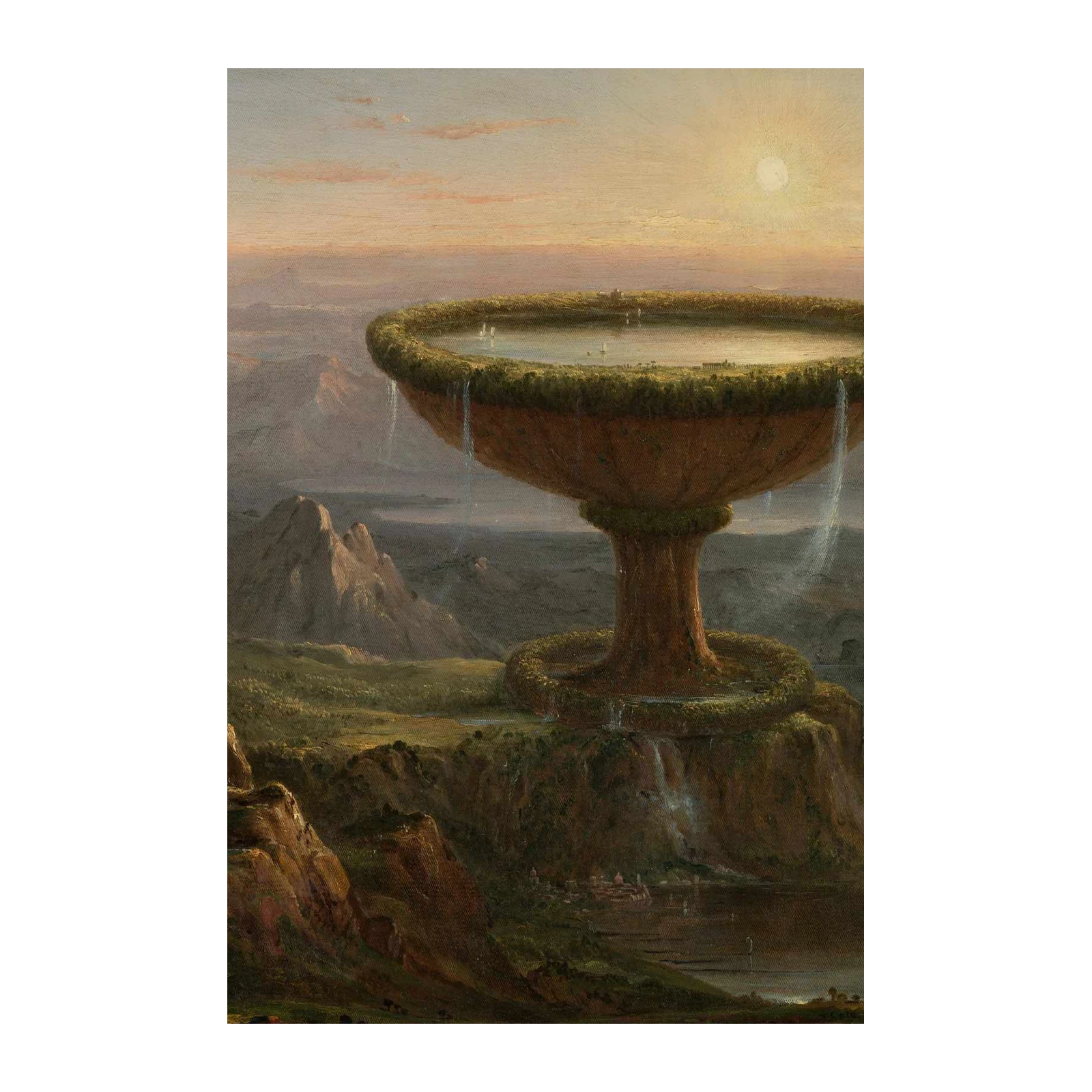 Enchanted Goblet Landscape Wall Art