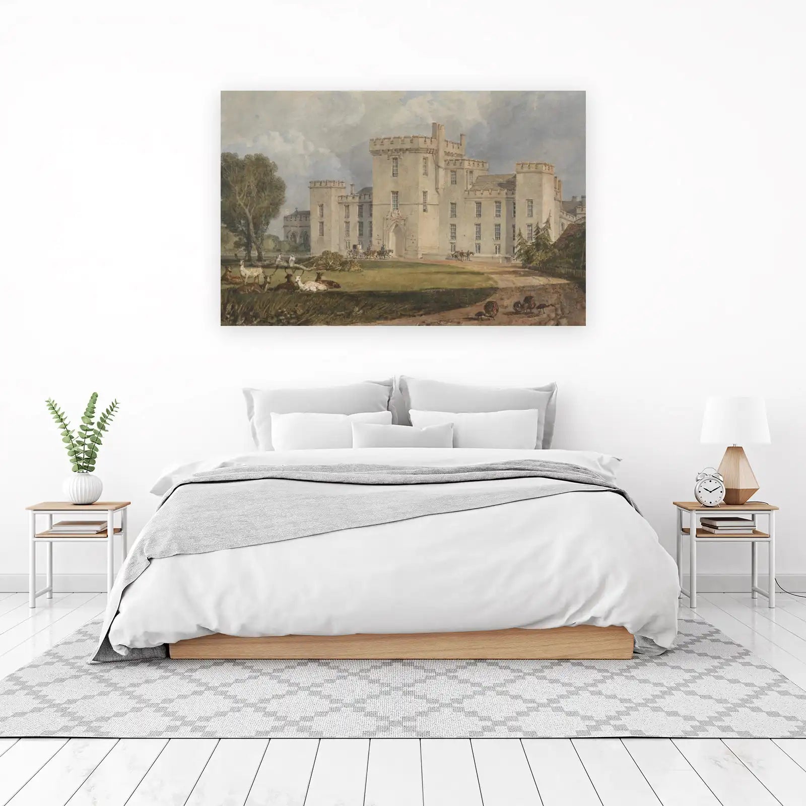 Elegant Castle Landscape Fine Art Wall Art