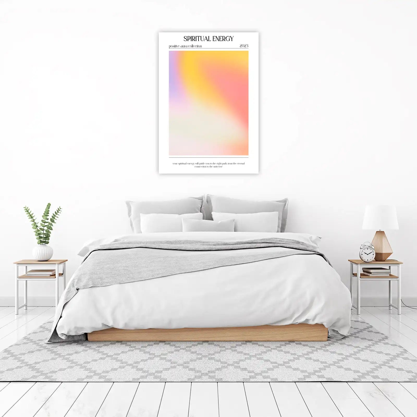 Spiritual Aura Gradient Wall Art