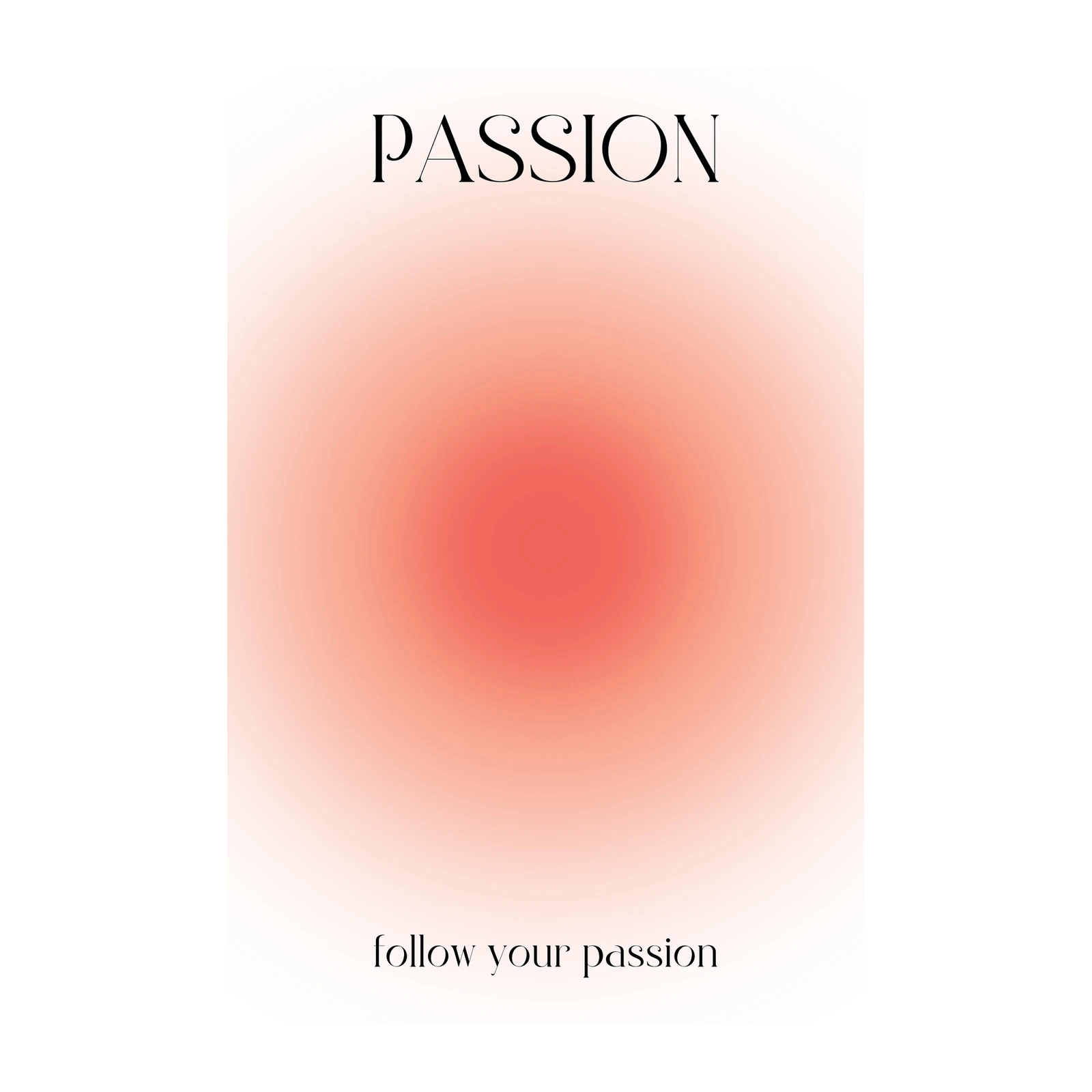 Inspirational Aura 'Passion' Wall Art