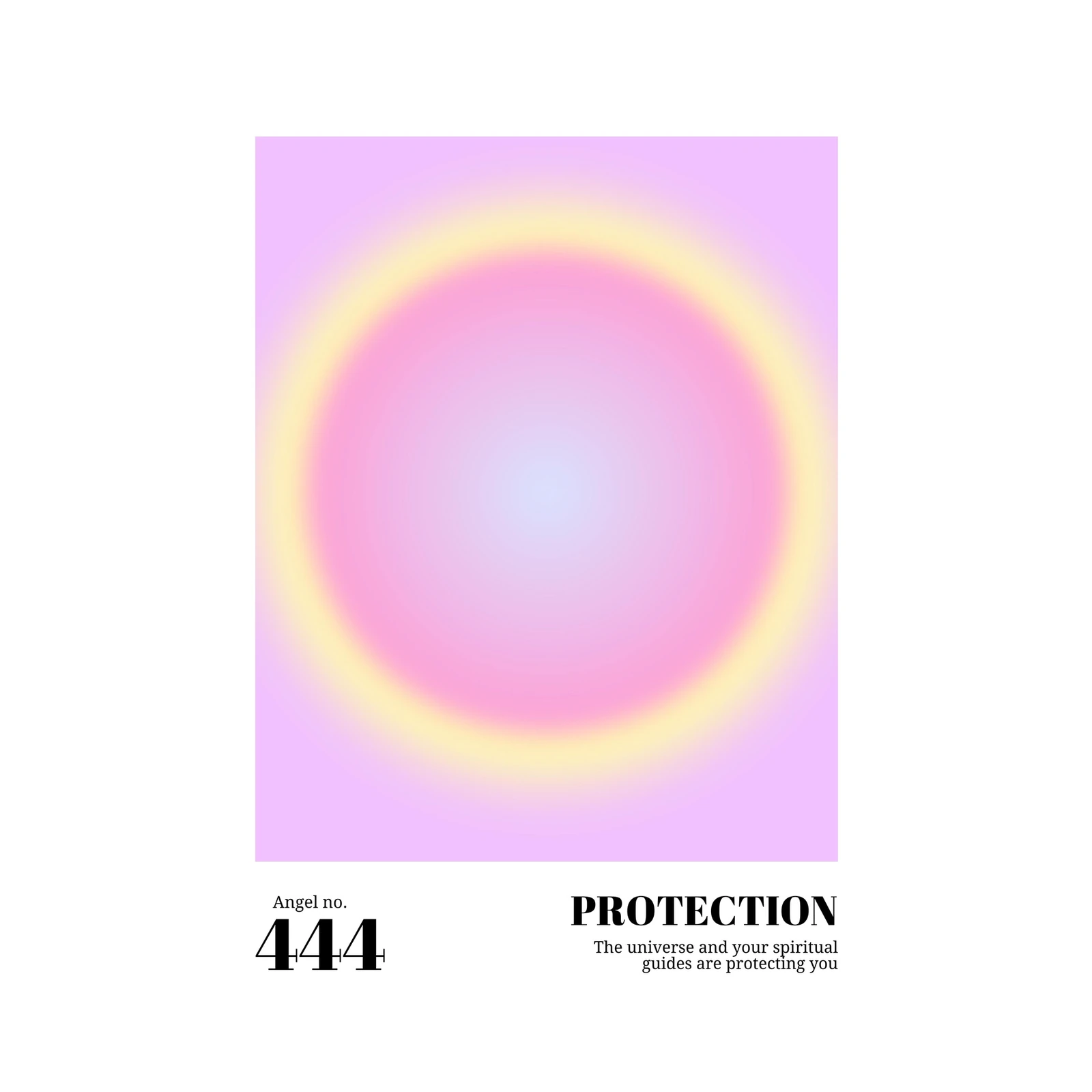 Aura Art "444 Protection" Wall Art