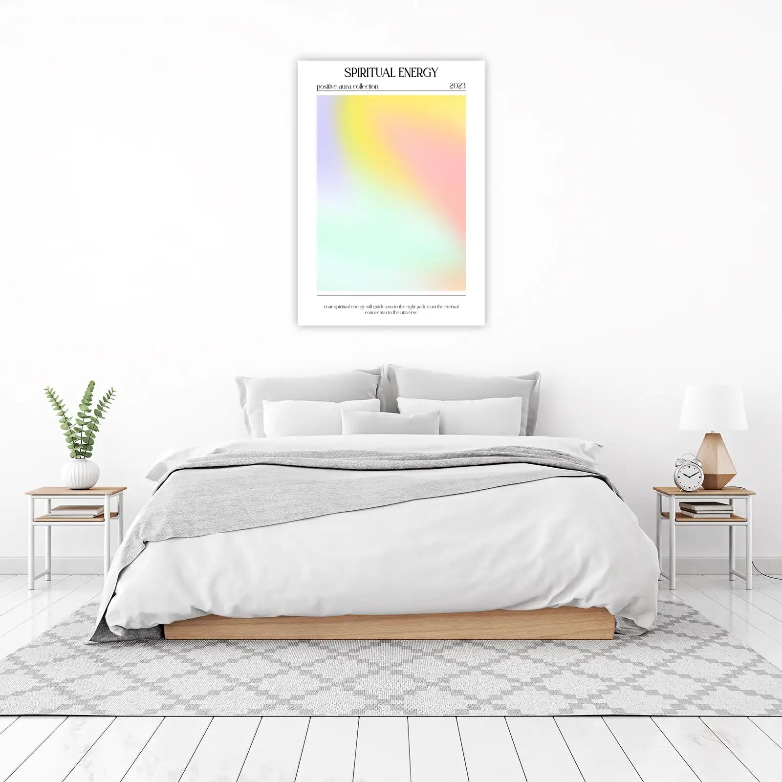 Spiritual Energy Aura Gradient Wall Art