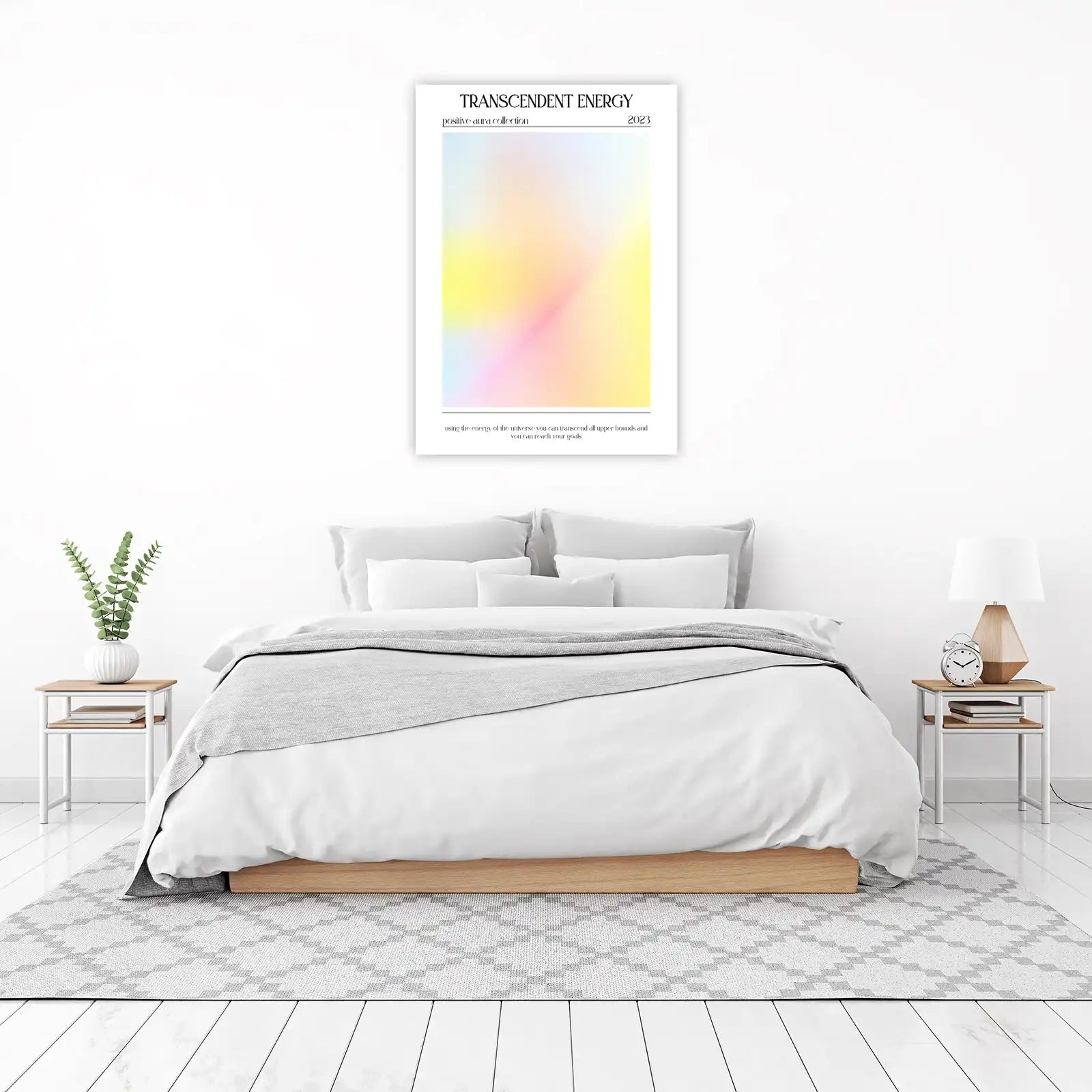 Transcendent Energy Aura Gradient Wall Art