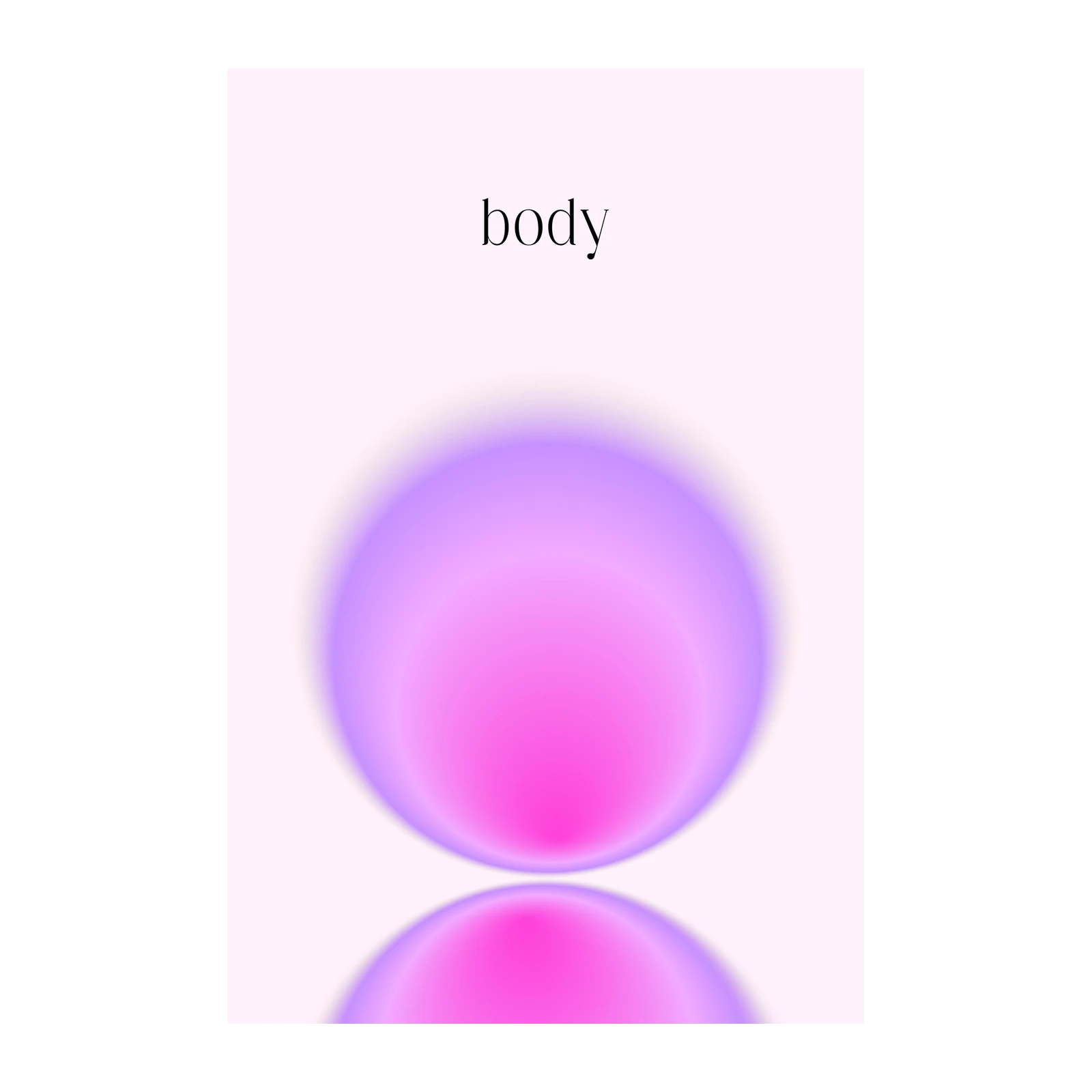 Abstract Aura Body Wall Art