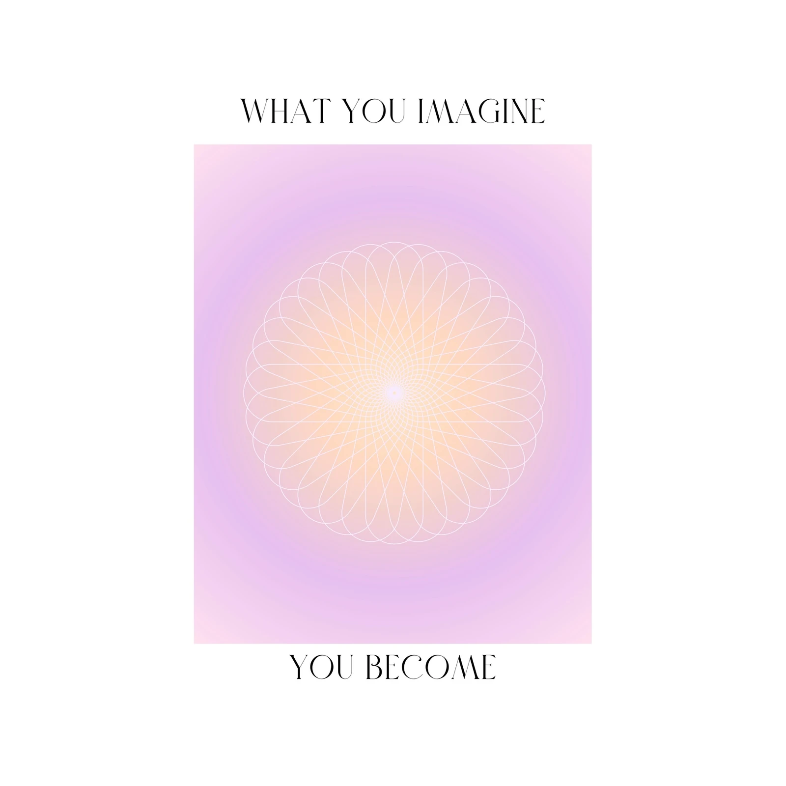 Inspiring Manifestation Aura Mandala Wall Art