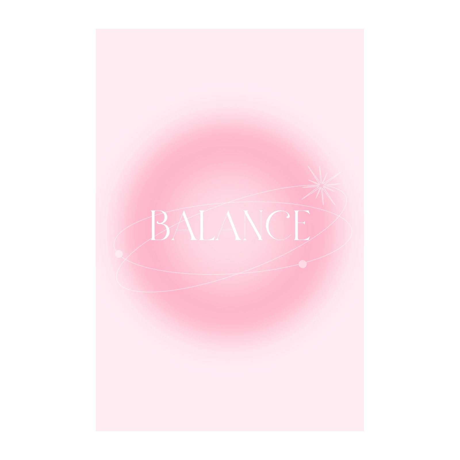 Serene Balance Aura Gradient Wall Art