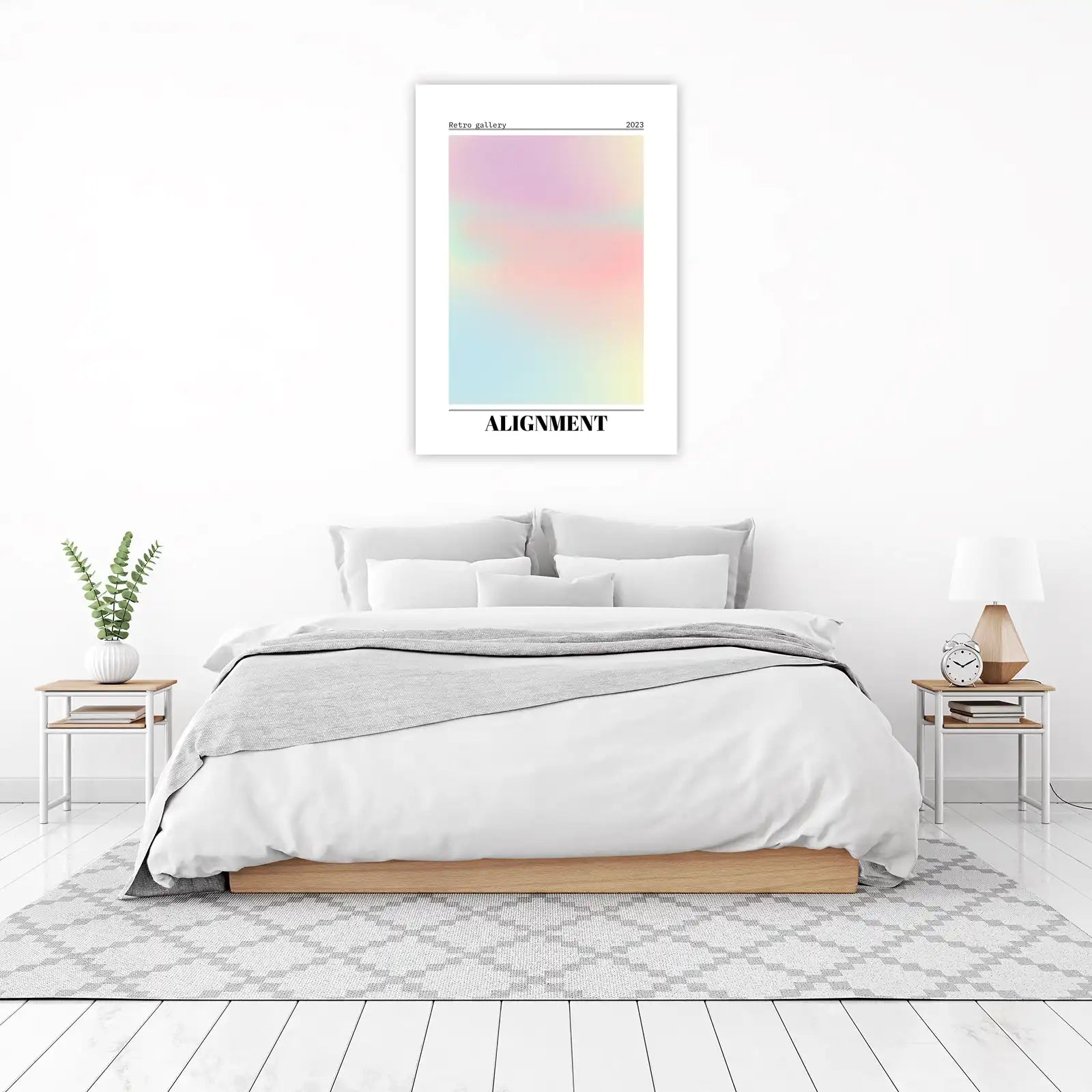 Soft Gradient Pastel Aesthetic Wall Art Wall Art
