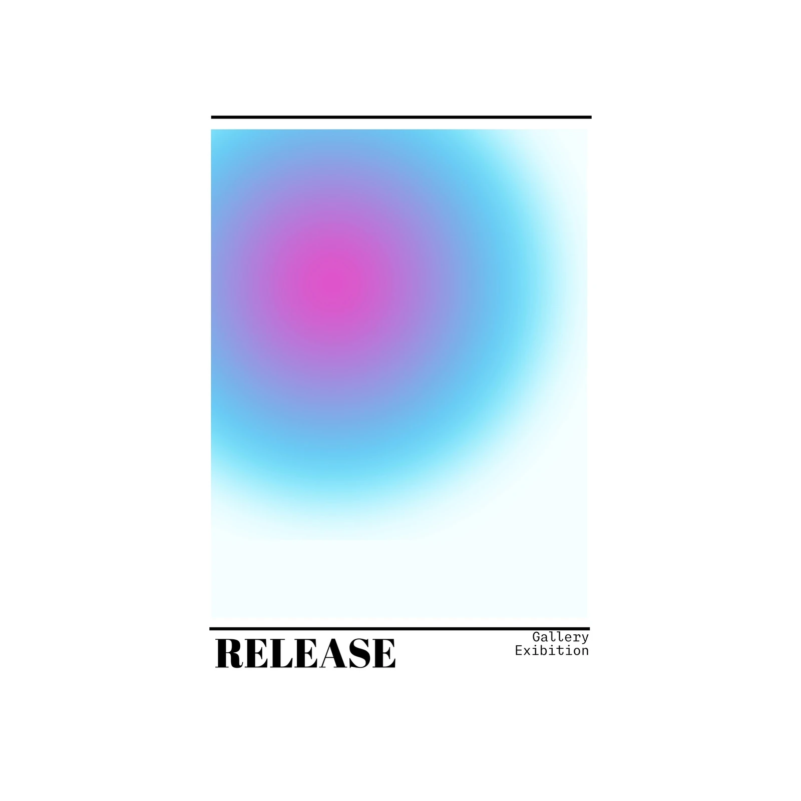 Ombre Aura "Release" Wall Art