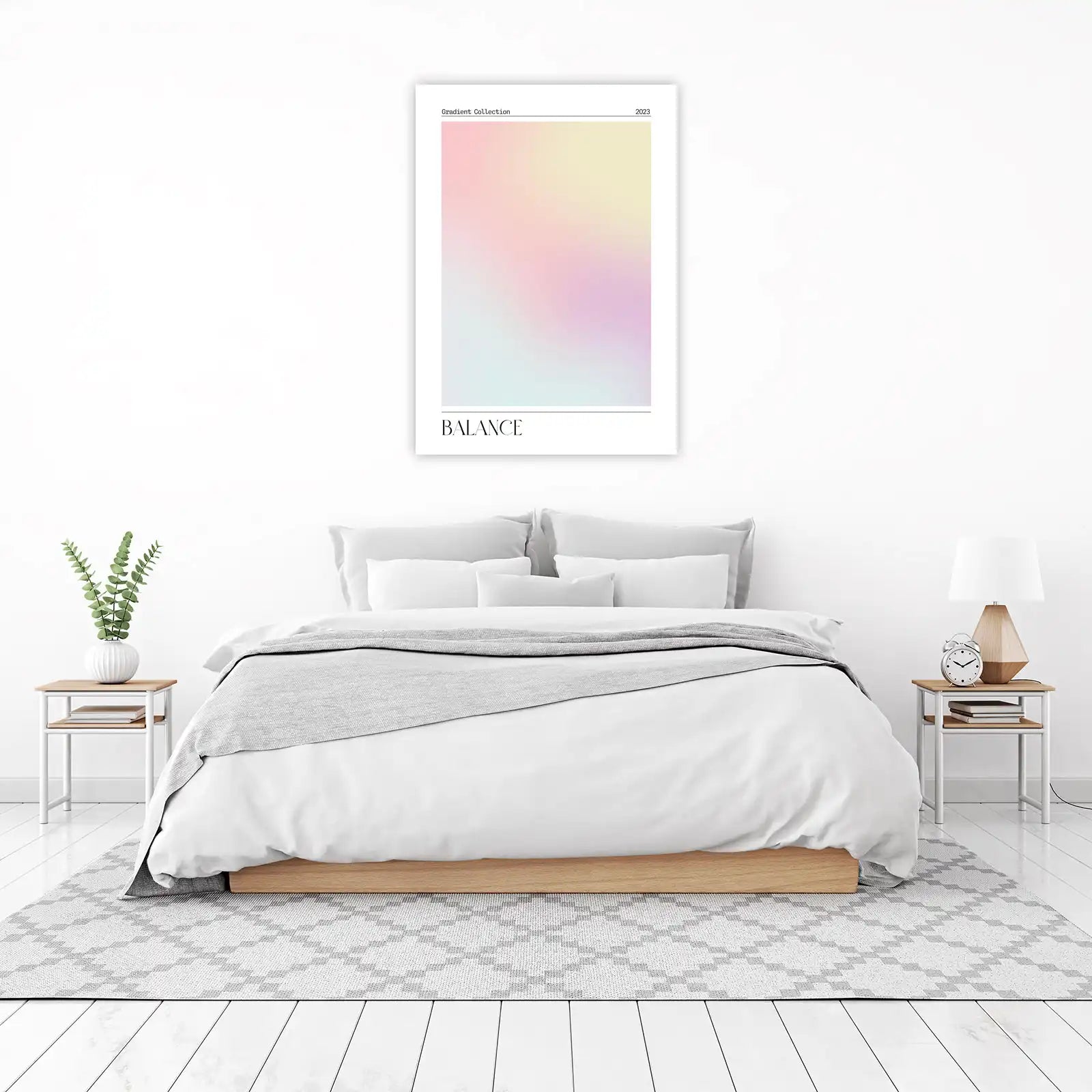 Soft Gradient Minimalist Wall Art Wall Art