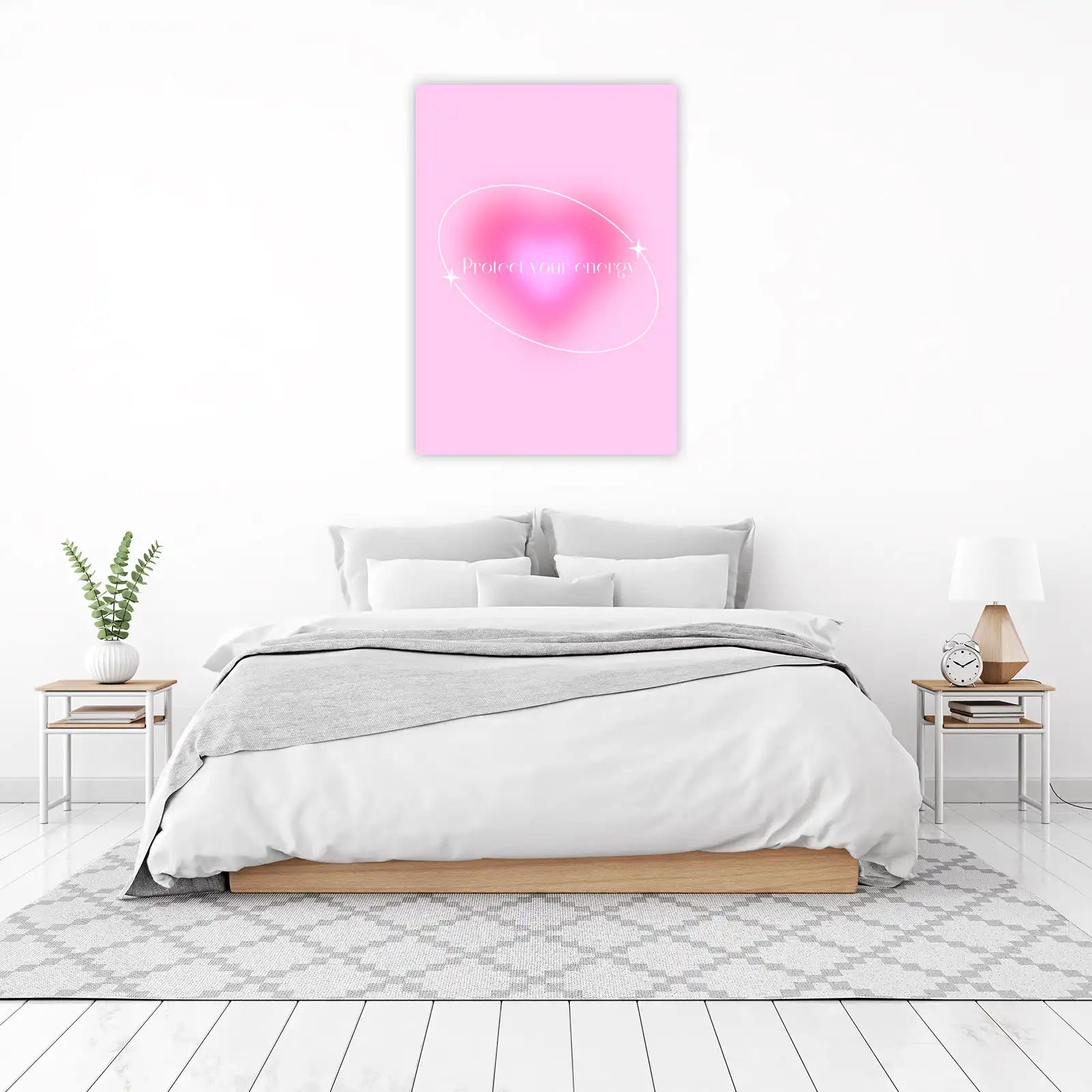 Protect Your Energy Aura Gradient Wall Art
