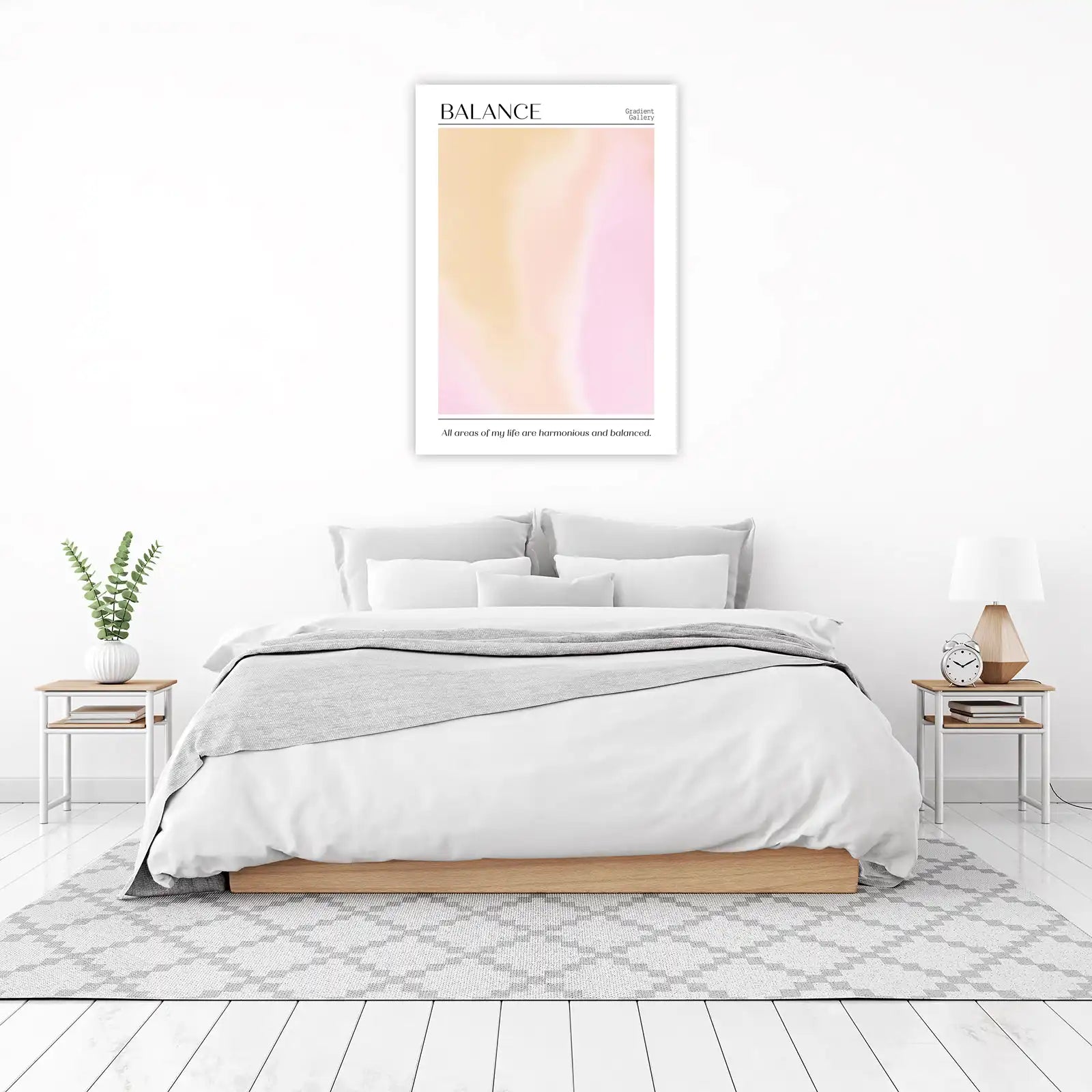 Serene Balance Gradient Wall Art