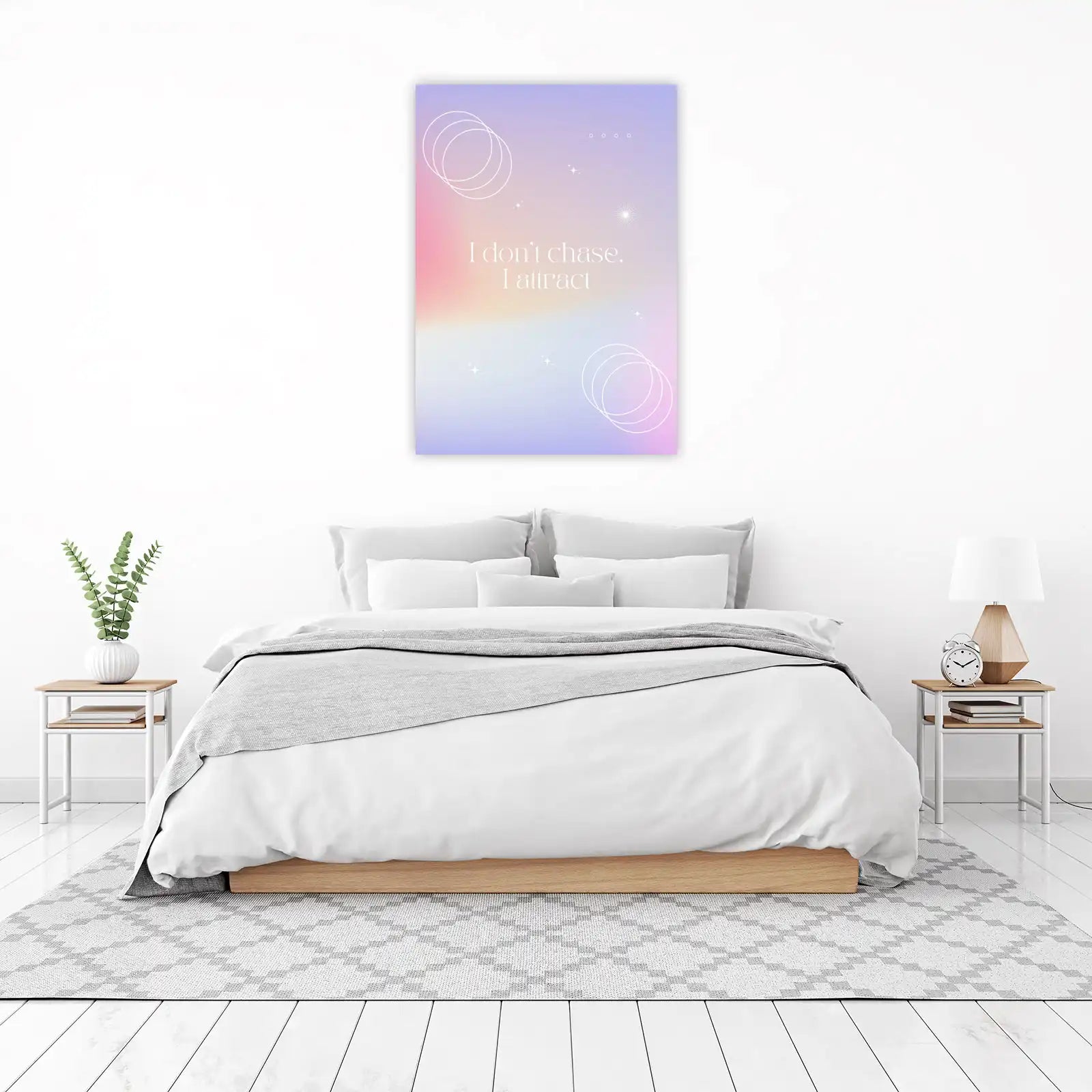 Manifestation Aura "I Attract" Wall Art