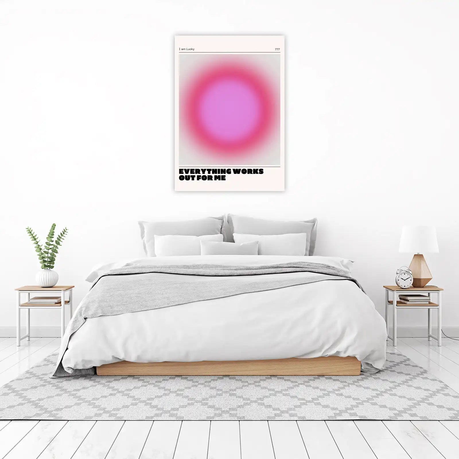 Aura Gradient "Everything Works Out" Wall Art