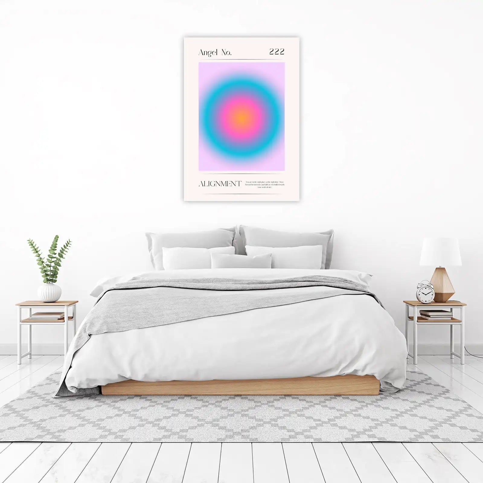 Angel Aura 222 Alignment Wall Art