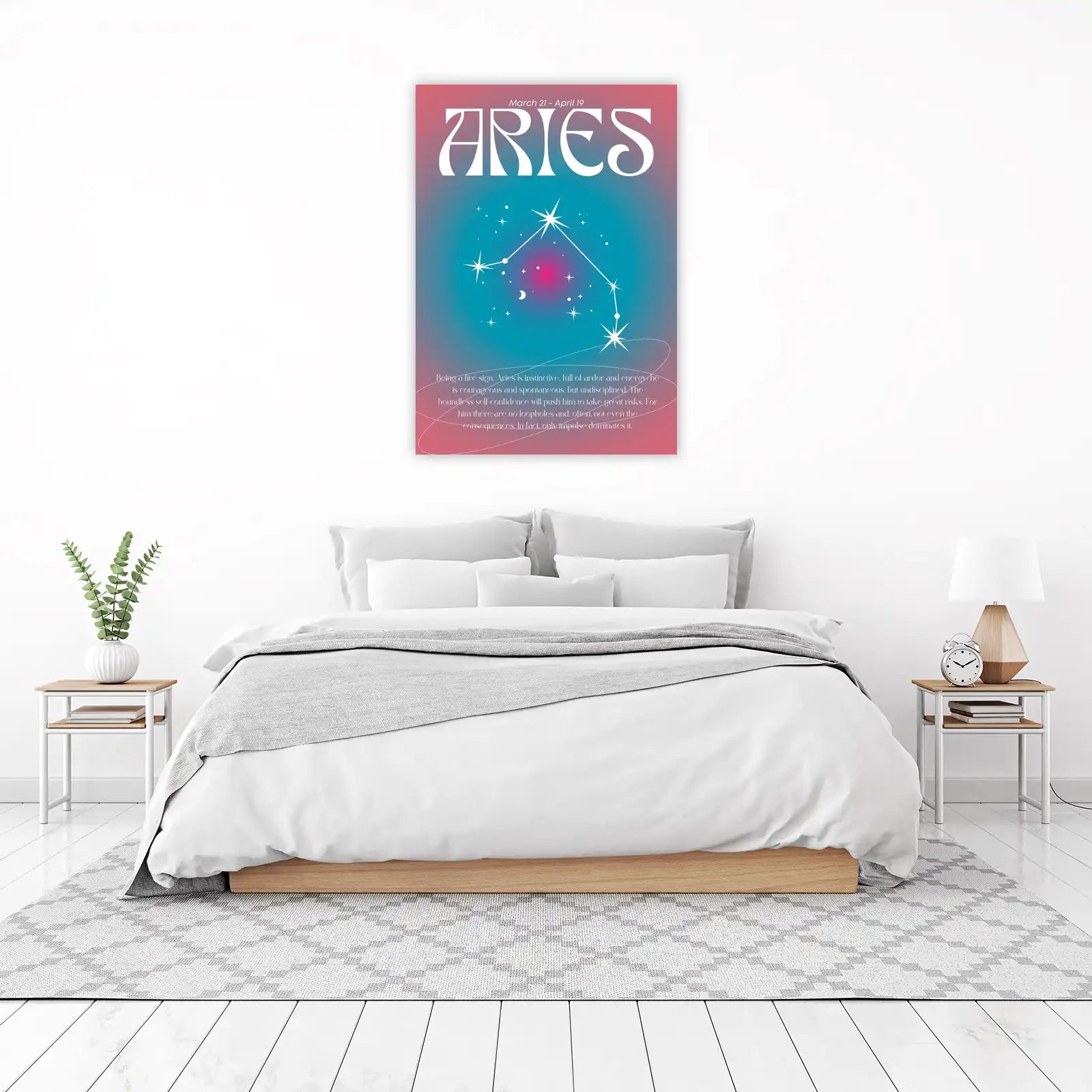 Aries Constellation Zodiac Wall Art