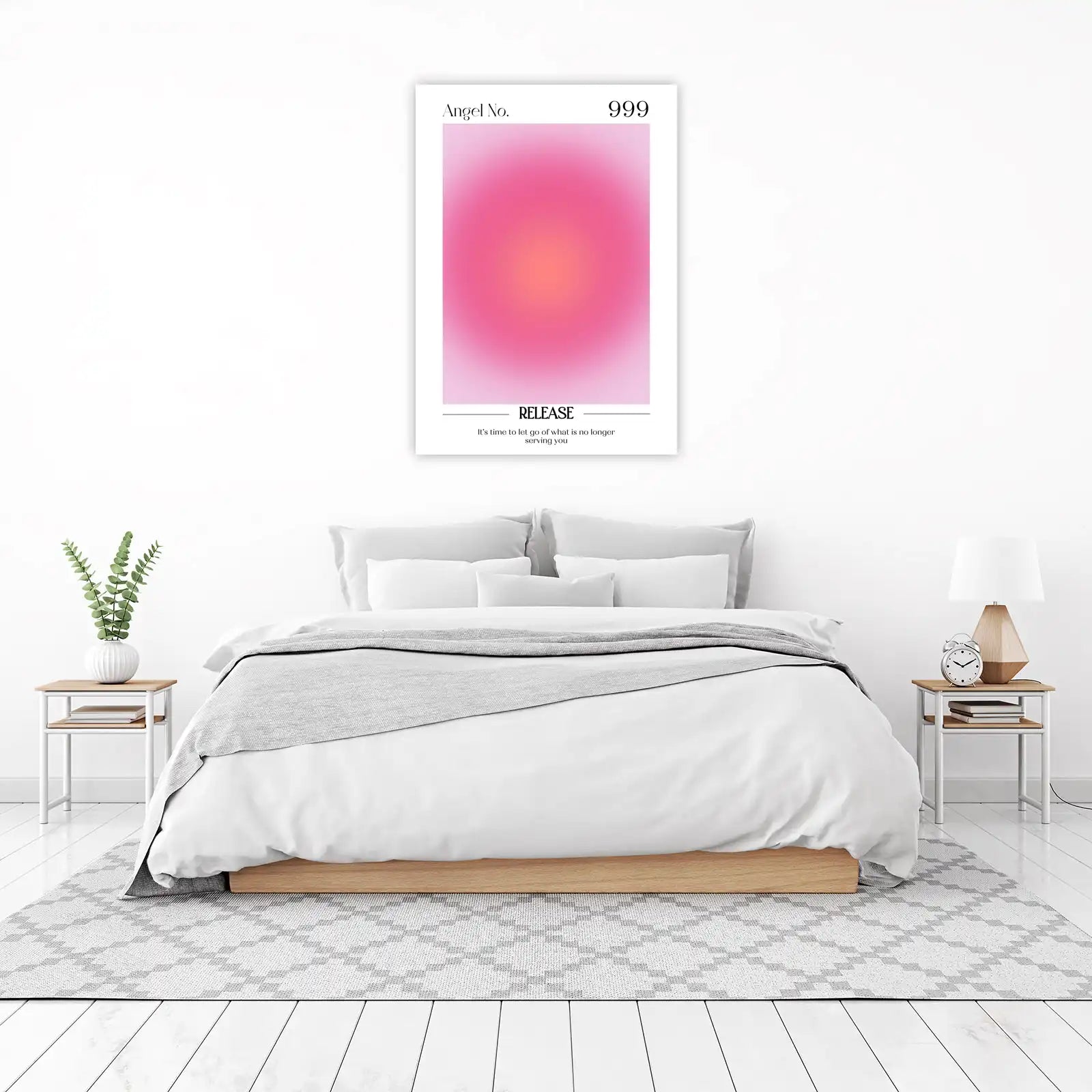 Angel 999 Release Aura Gradient Wall Art