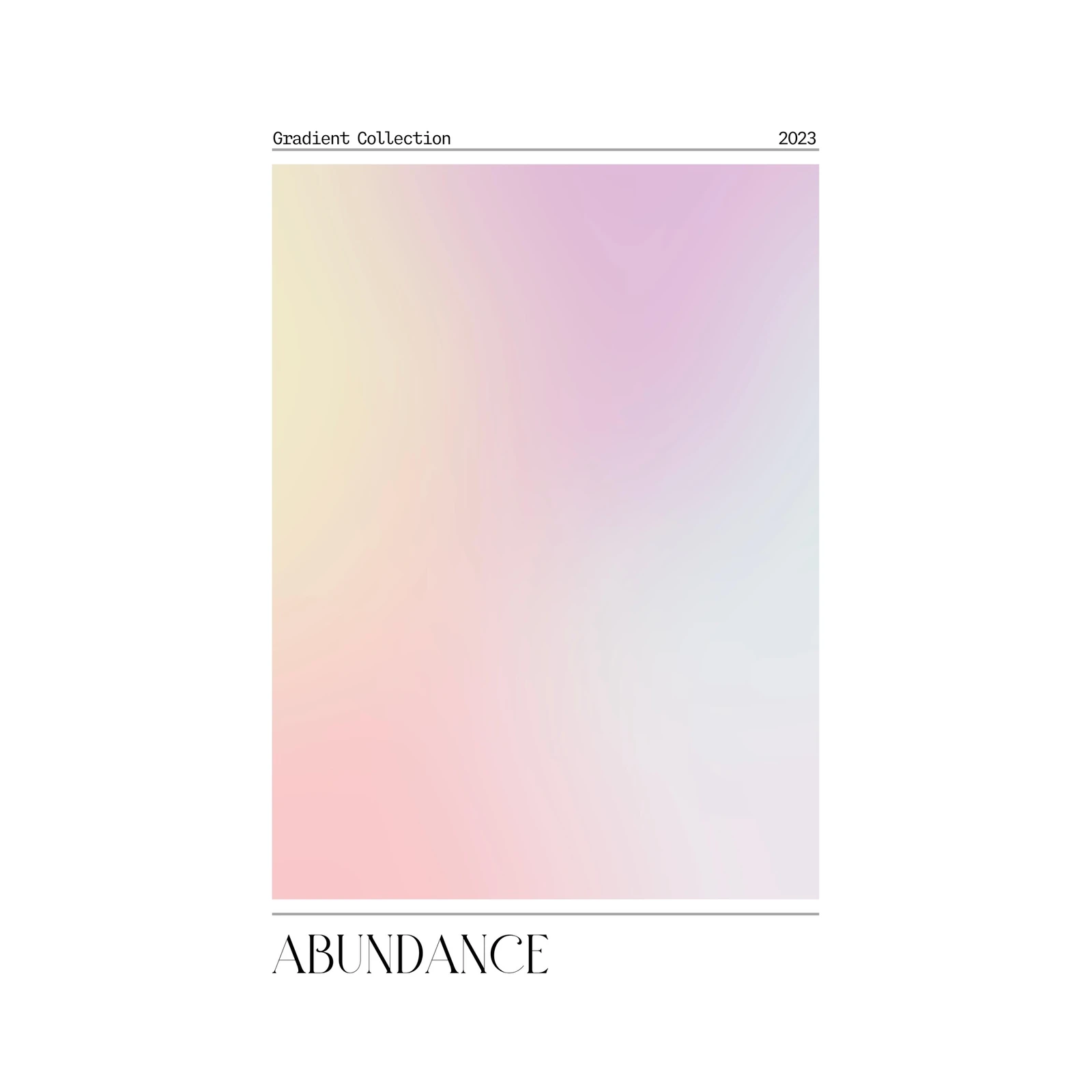 Soft Gradient Aura Wall Art