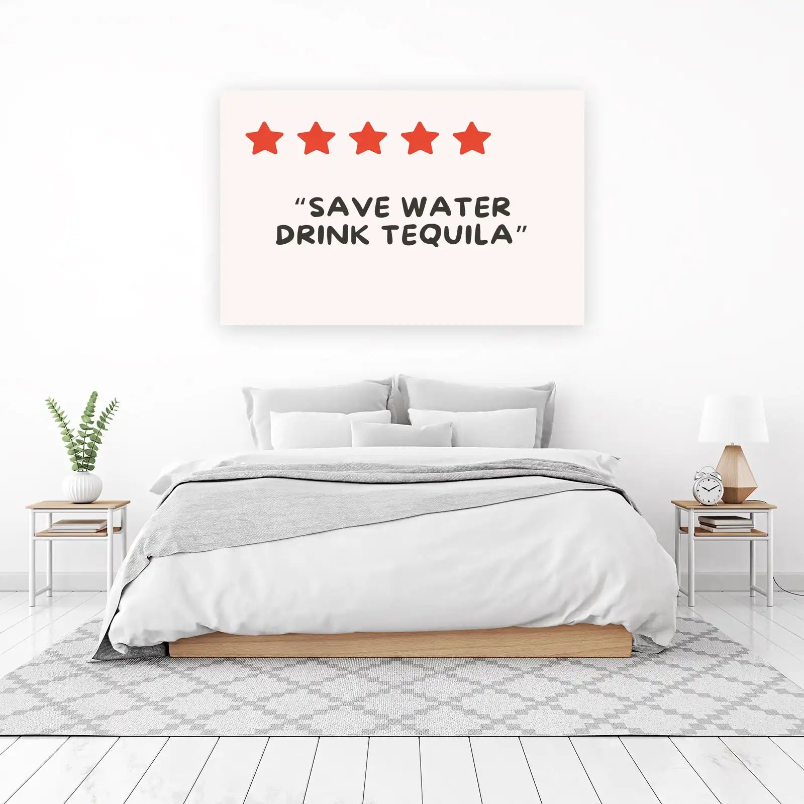 Save Water Drink Tequila - Fun Wall Art Wall Art