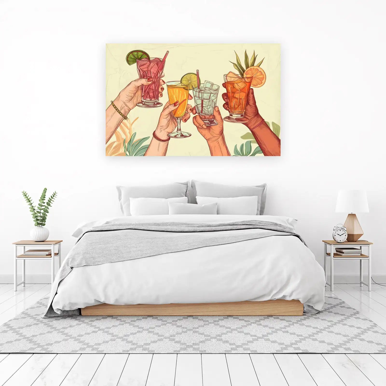 Cheers to Summer Vibes Wall Art