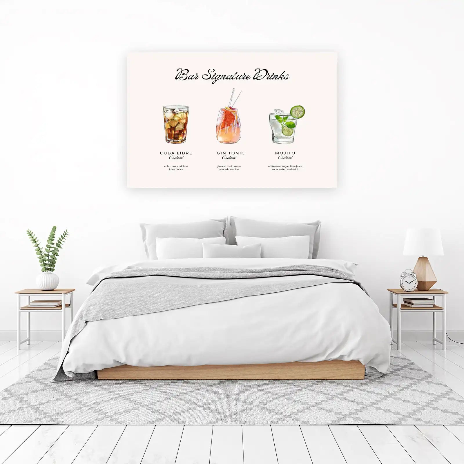 Cocktail Art Print | Bar & Kitchen Decor Wall Art