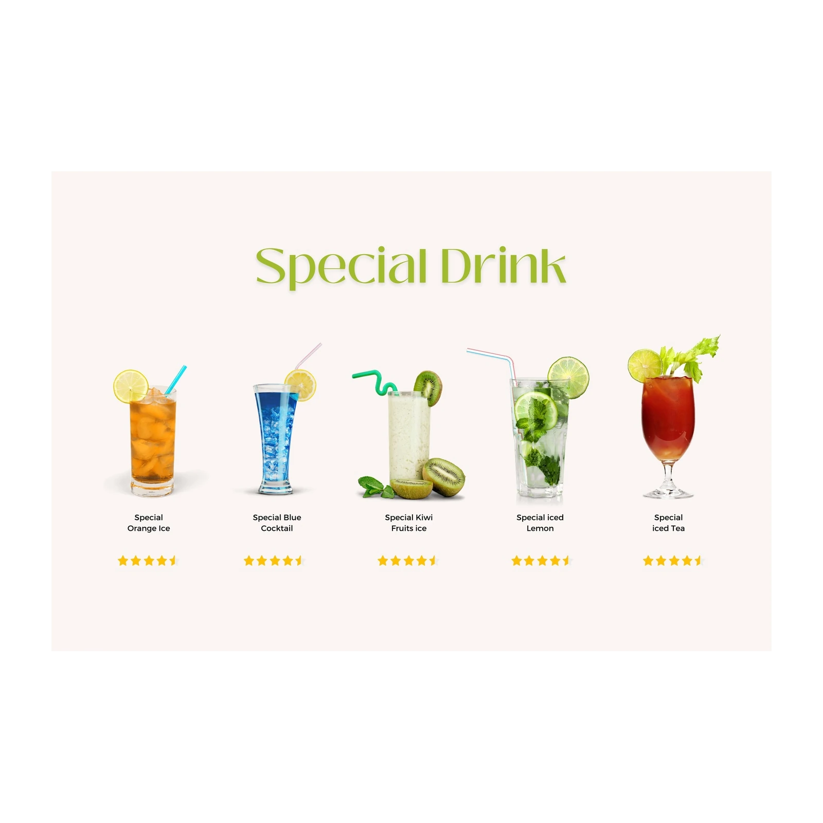 Vibrant Drink Assortment Wall Art