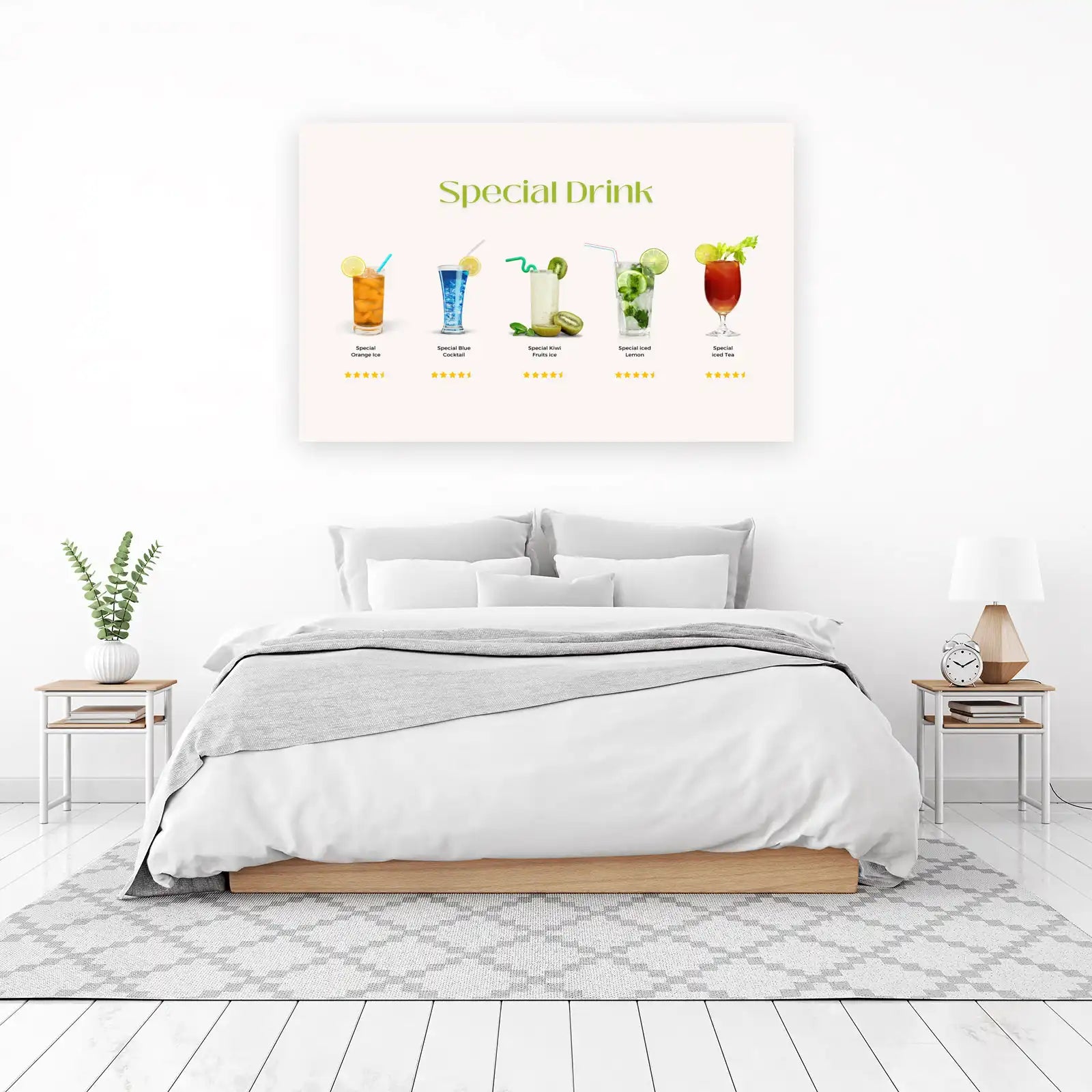 Vibrant Drink Assortment Wall Art