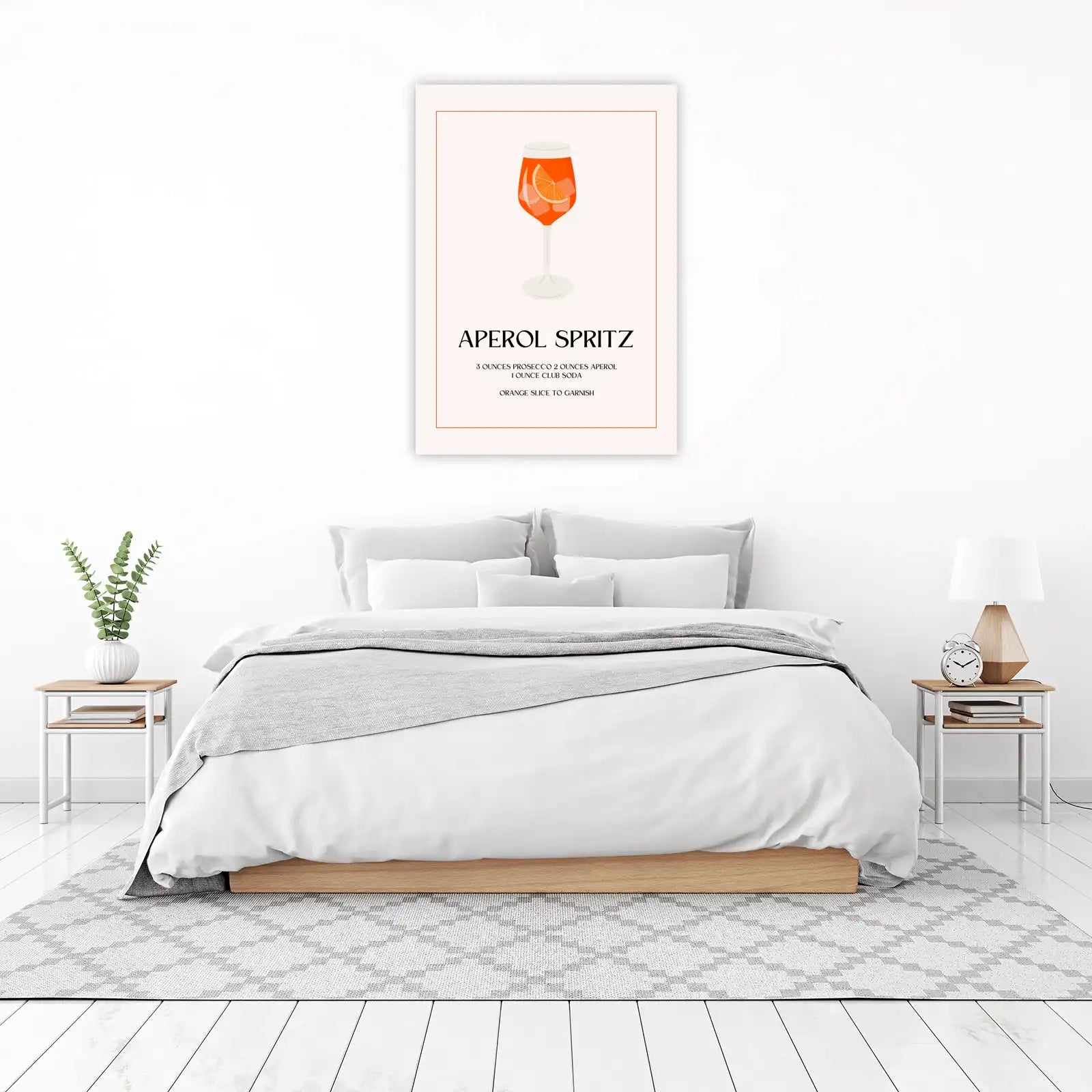 Aperol Spritz Recipe Wall Art Wall Art