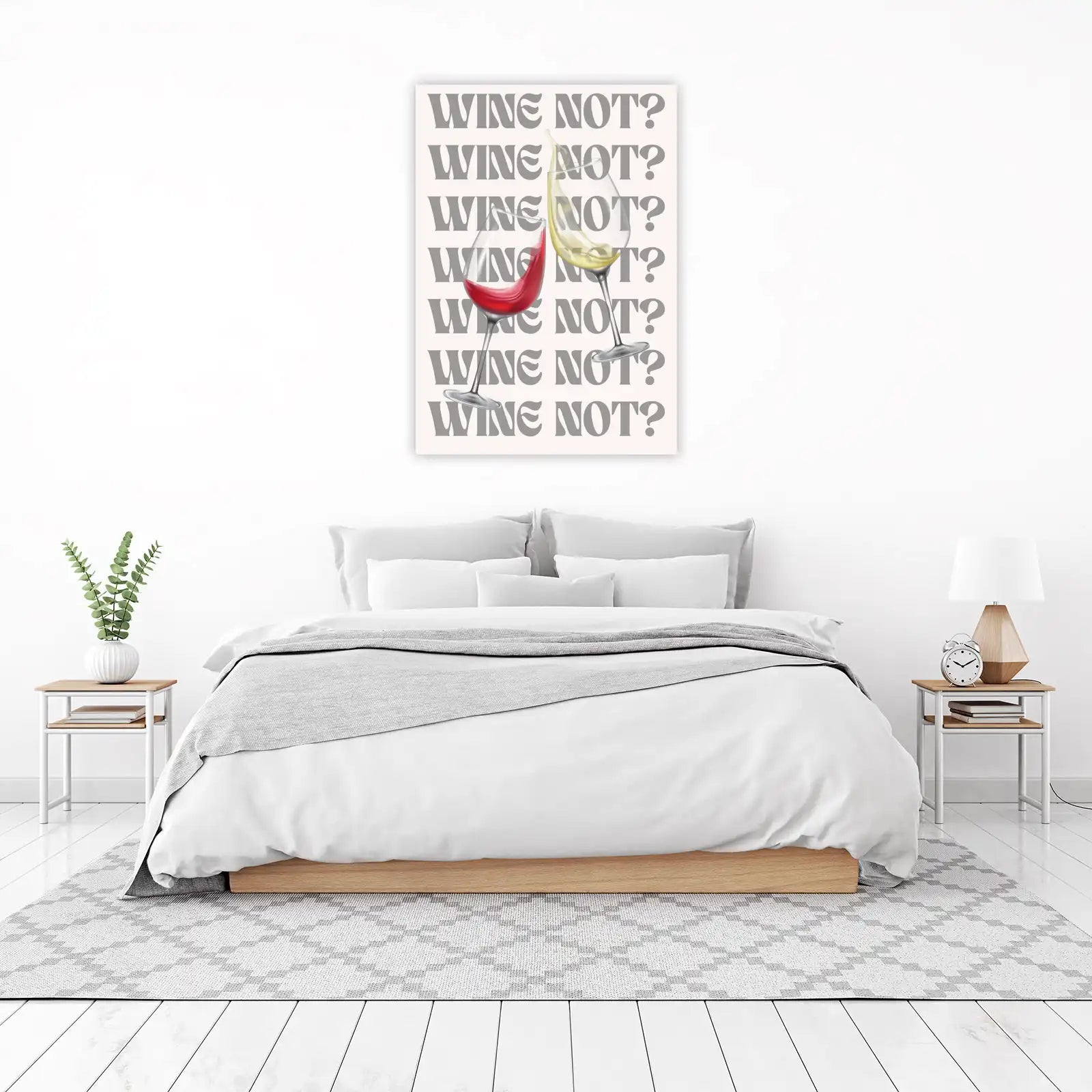 Wine Not? Red & White Wine Toast Wall Art