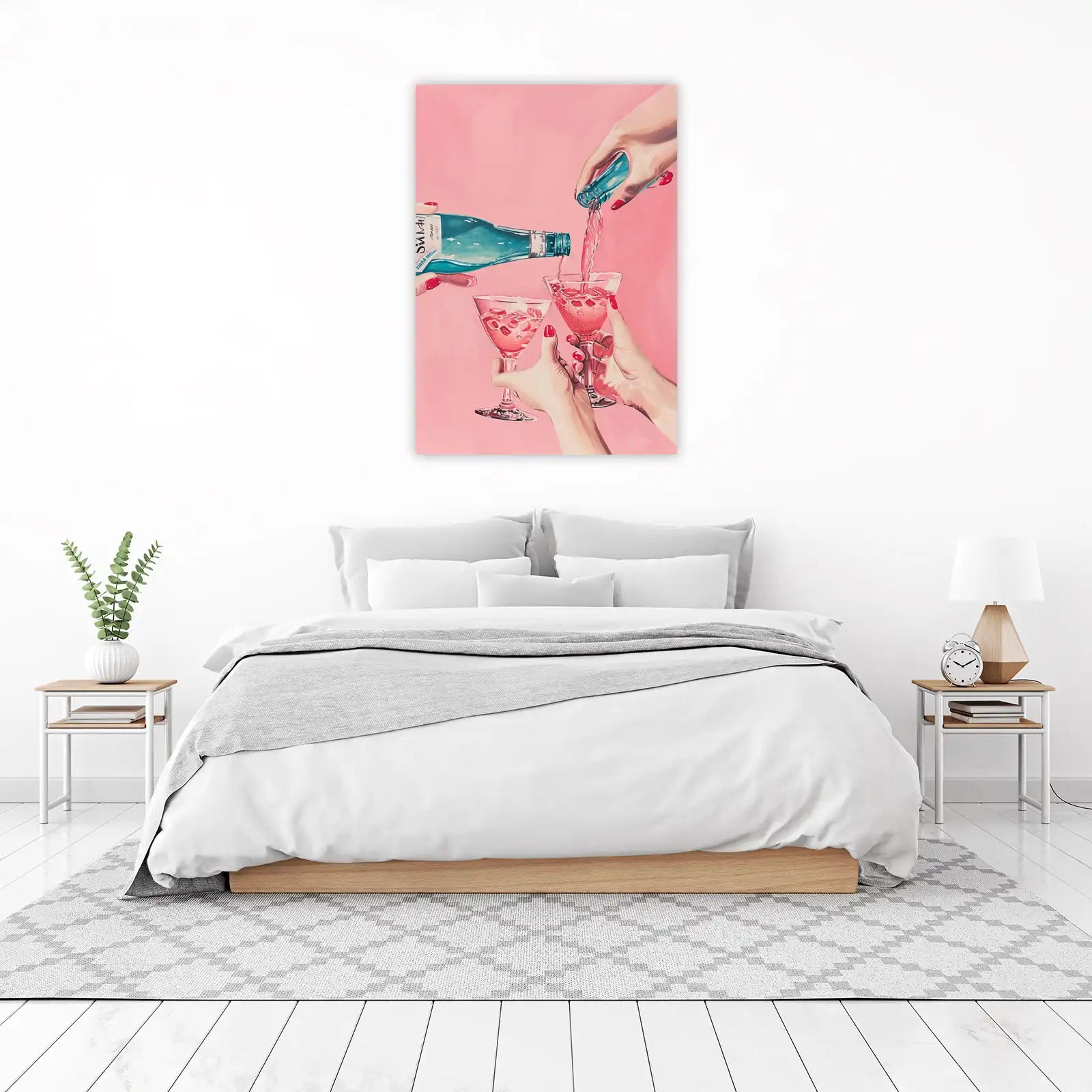 Pink Martini Toast Wall Art