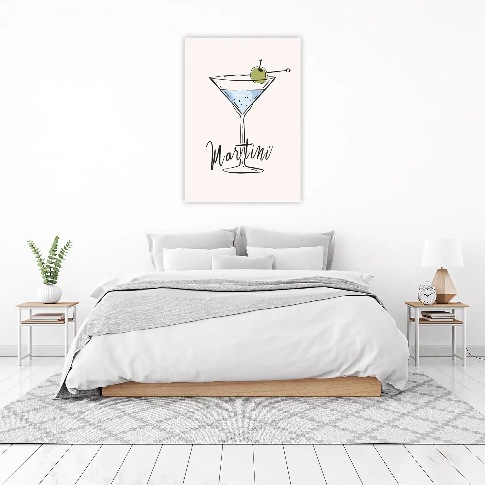 Martini Cocktail Art Wall Art