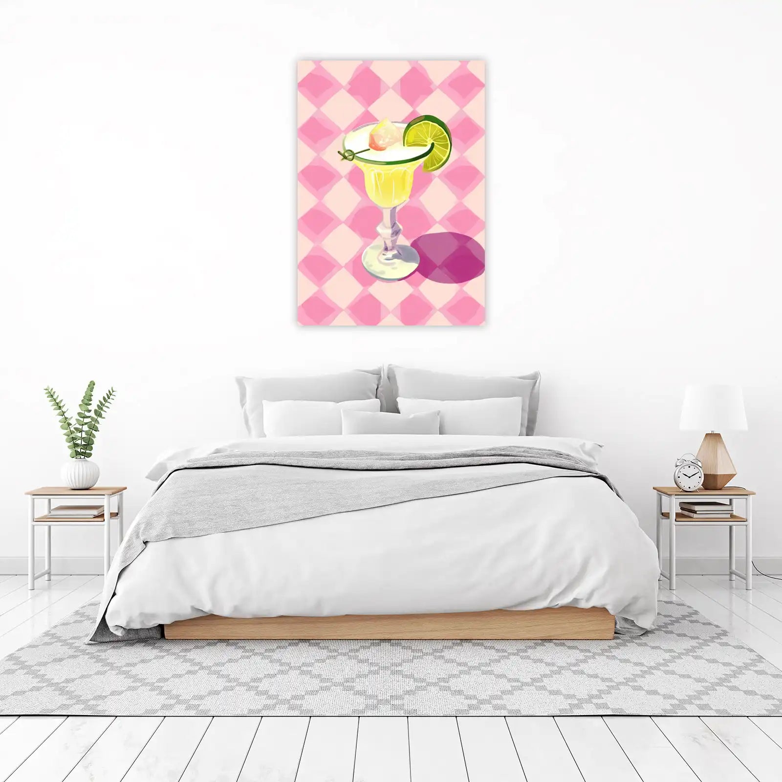 Vibrant Margarita Tropical Vibes Wall Art