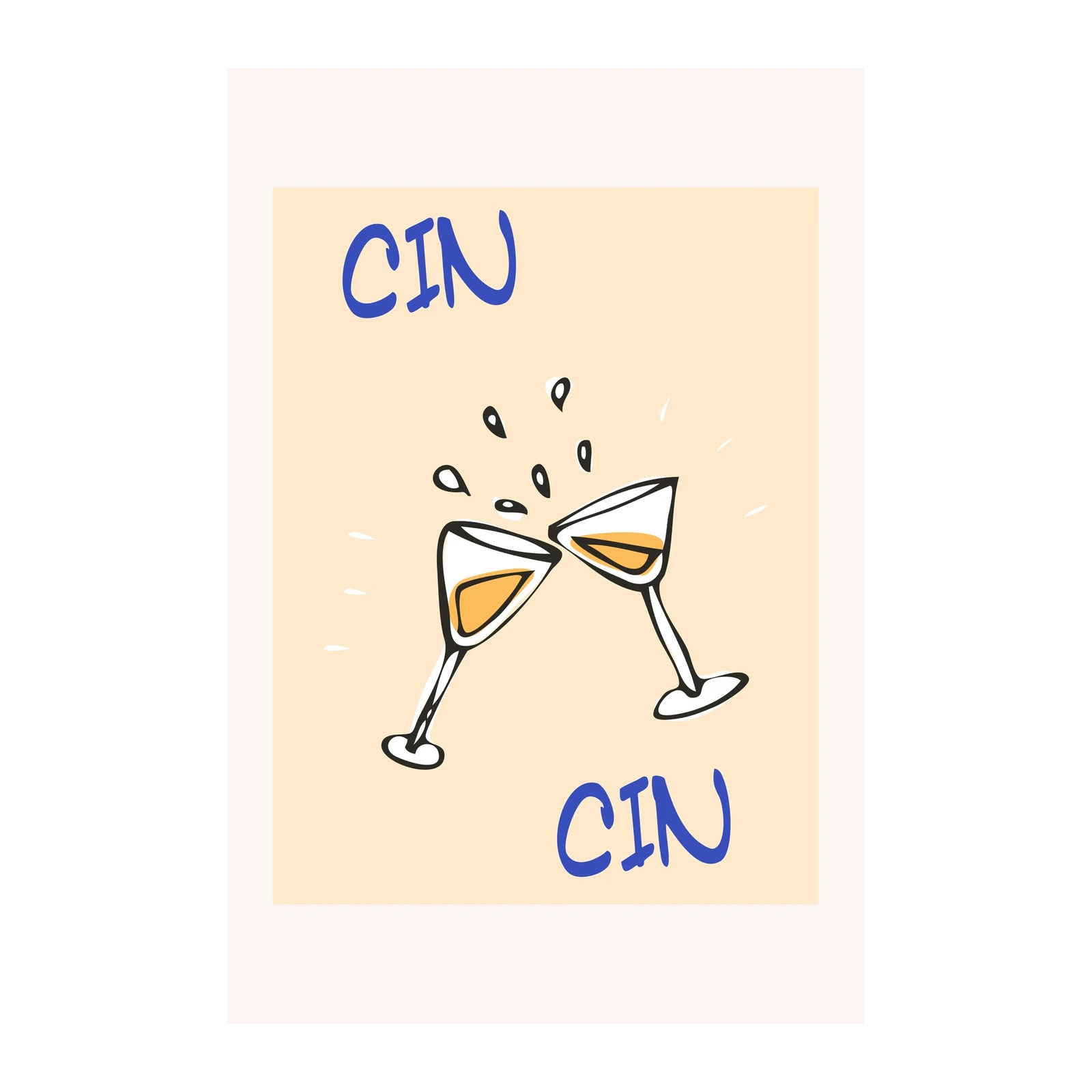 Cheers & Celebrate 'Cin Cin' Wall Art