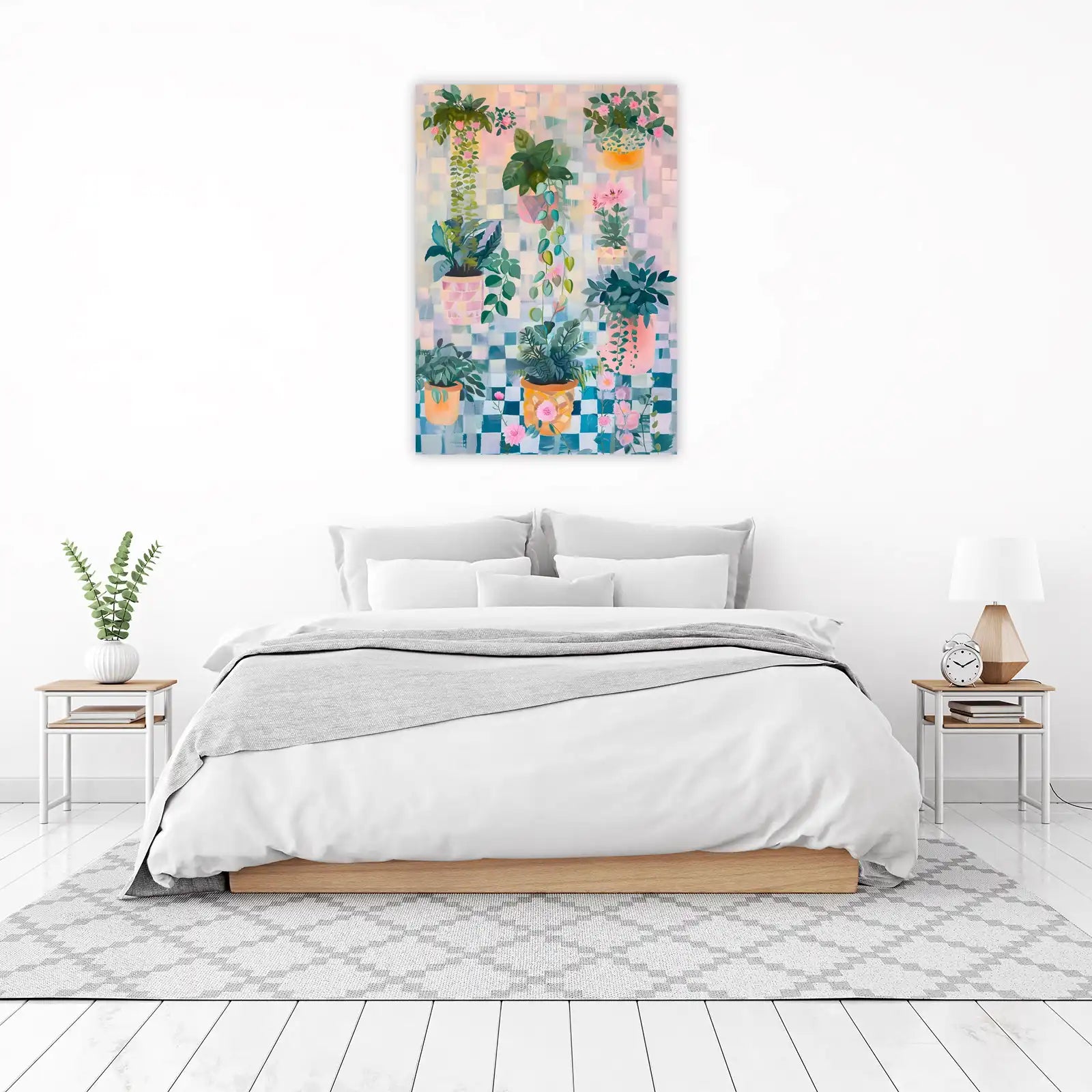 Bohemian Potted Plants Wall Art