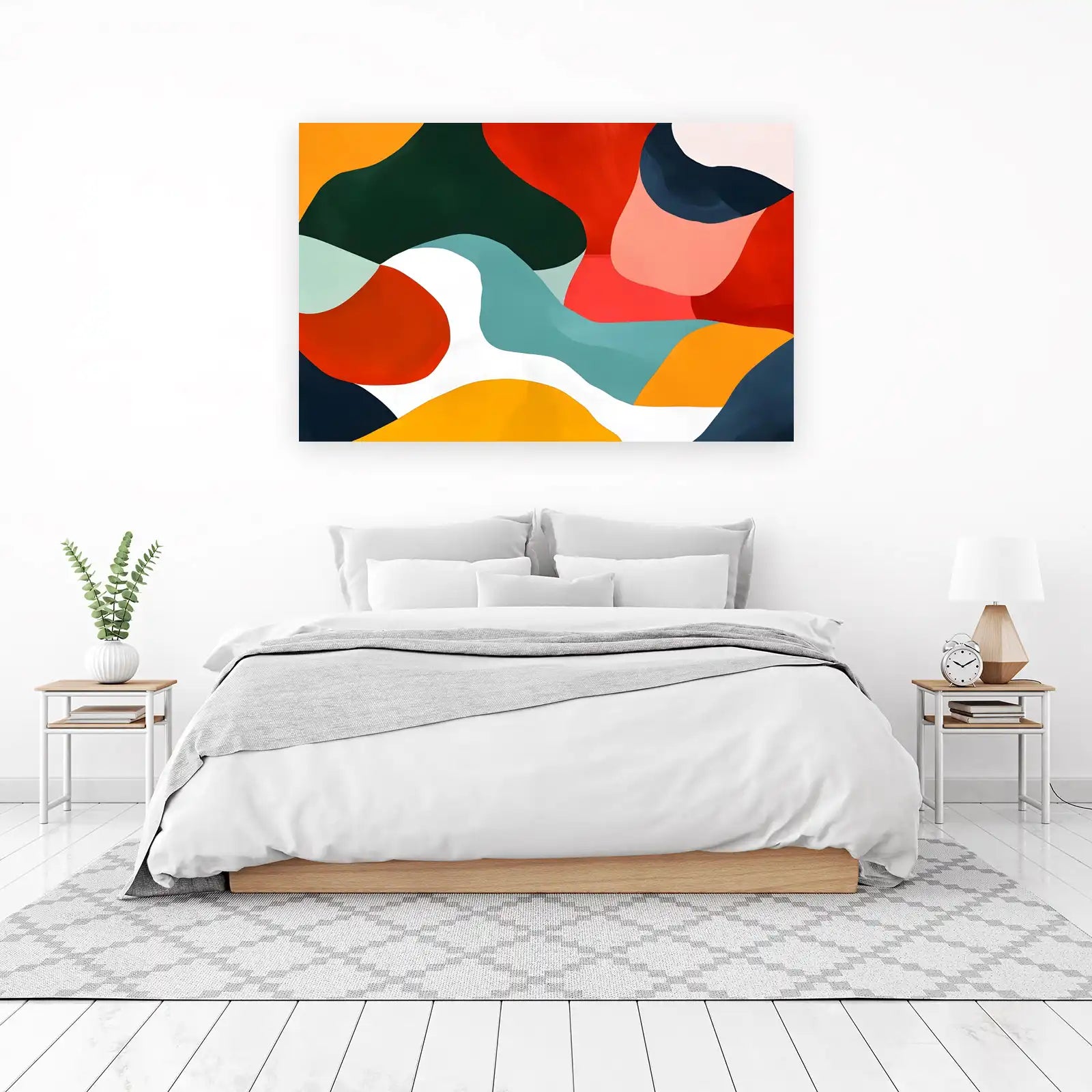 Abstract Organic Shapes Wall Art